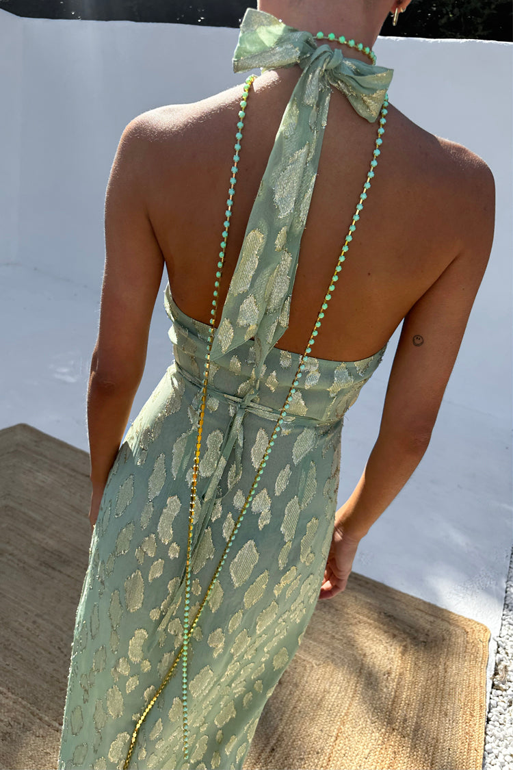 Sage Freya Jacquard Maxi Dress Petite、mySite、solidvoid