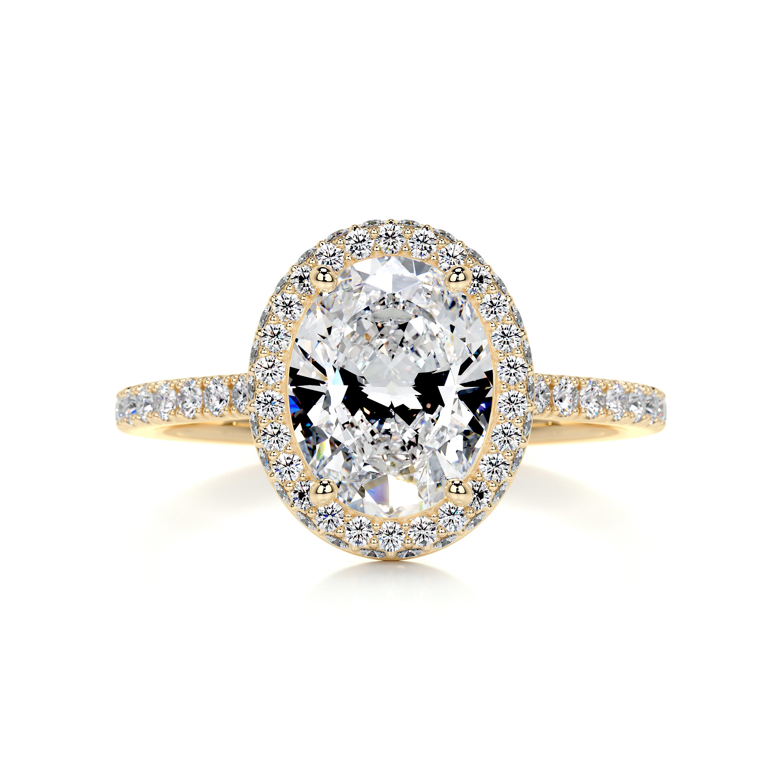 Parker Diamond Engagement Ring -18K Yellow Gold、mySite、hinf8tx79
