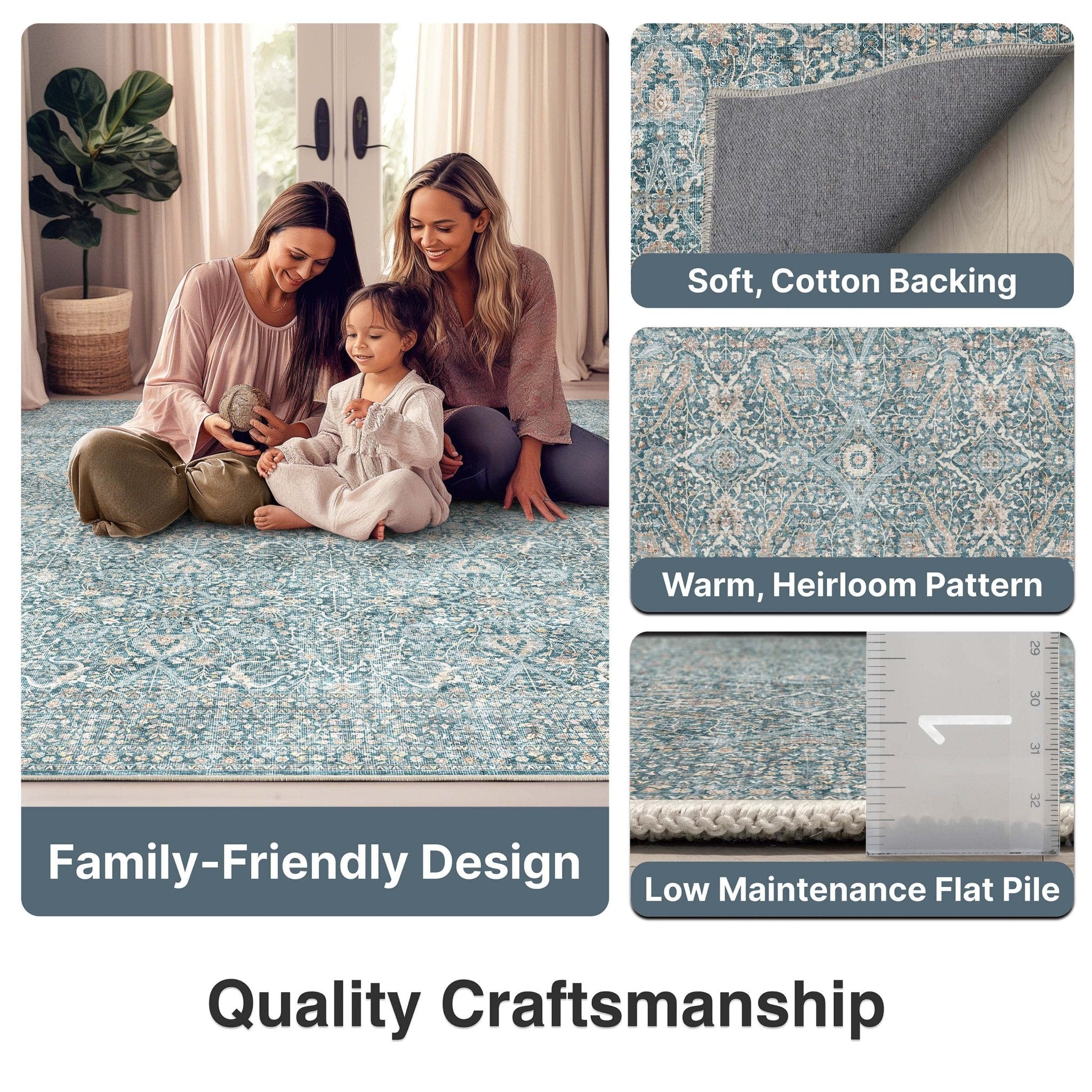 Isolde Vintage Persian Oriental Flat-Weave Rug、mySite、gigharbornorthrealestate