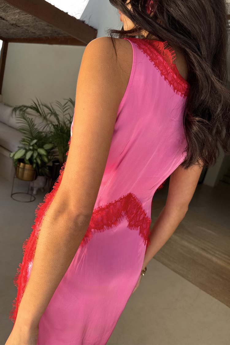 Pink and Red Clio Dress、mySite、solidvoid