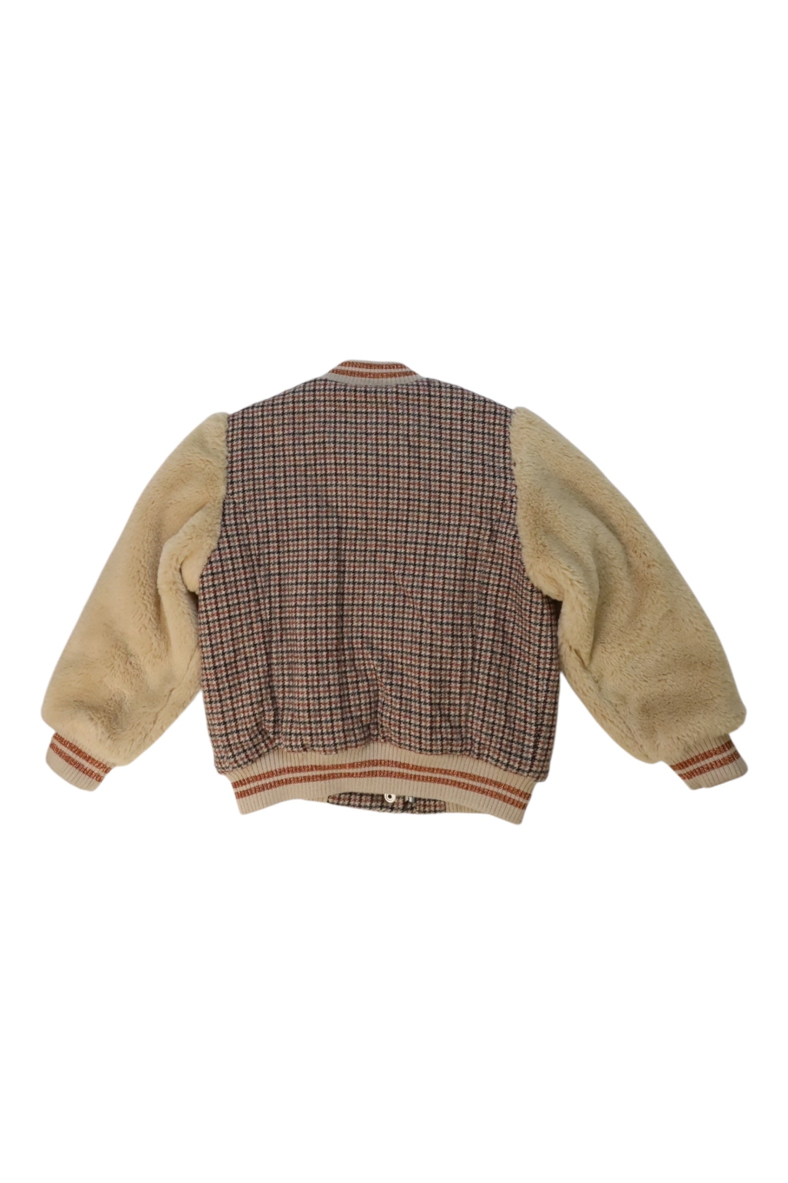 Bonpoint Quilted Jacket With Sherpa Sleeves 4T、mySite、g9winljtr