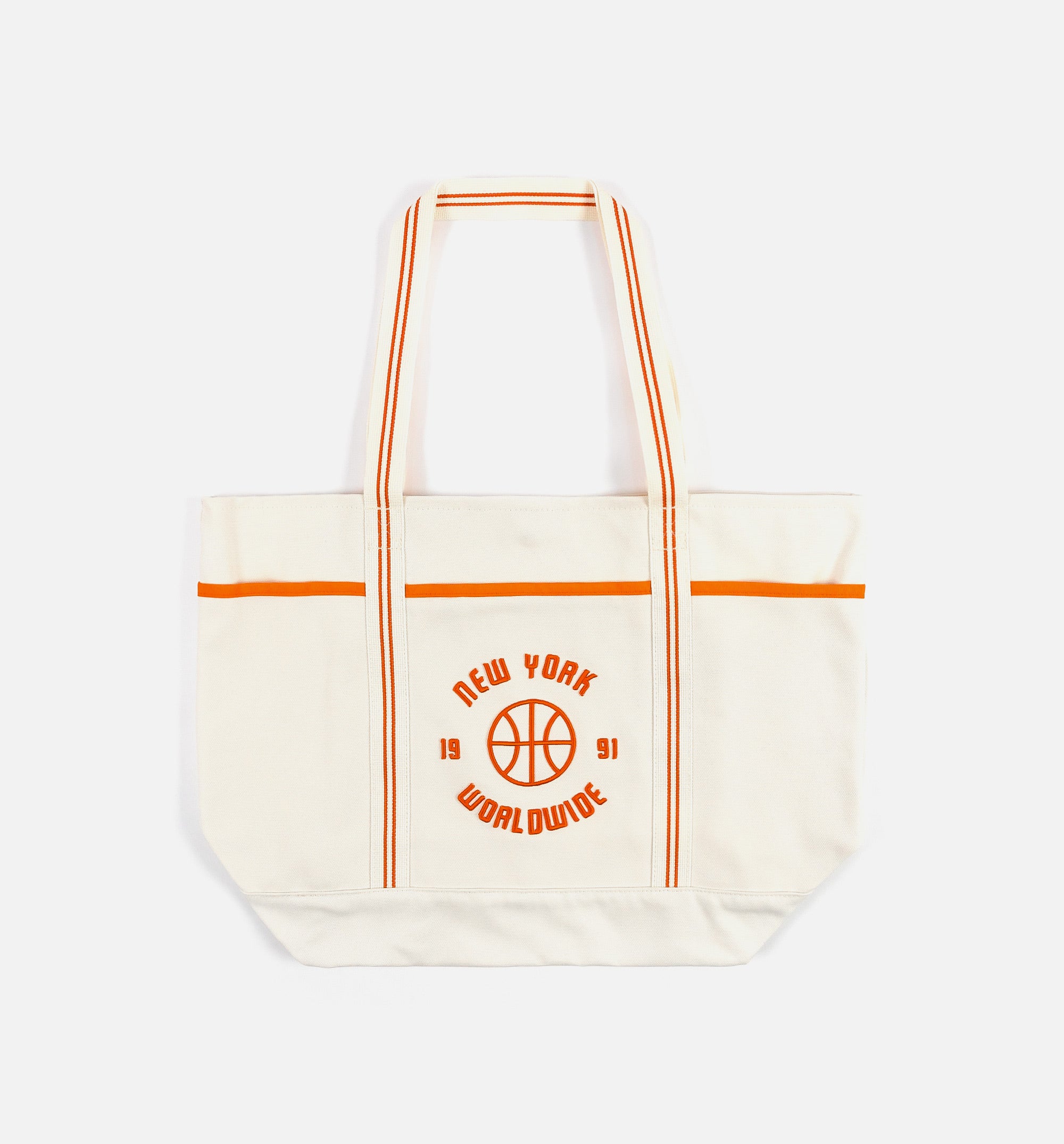 Rhuigi Tote Mens Bag - White/Orange、mySite、dreamappss