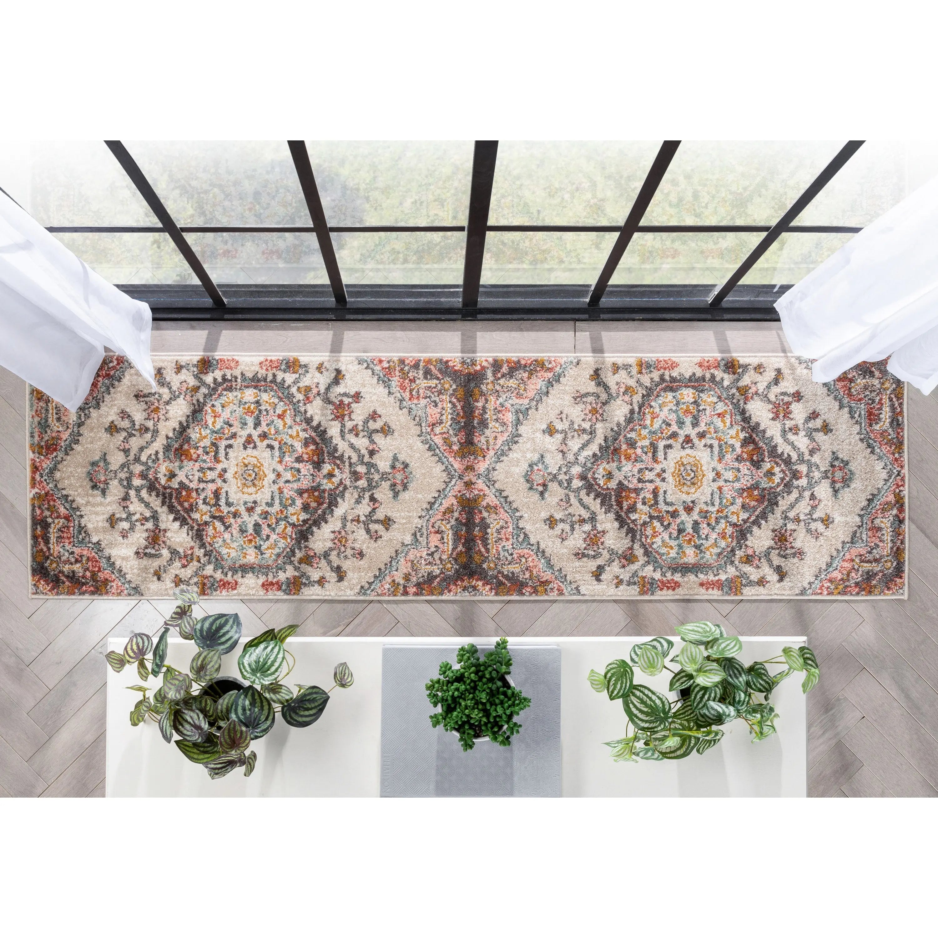 Gwendolyn Blush Bohemian Oriental Medallion Rug、mySite、gigharbornorthrealestate