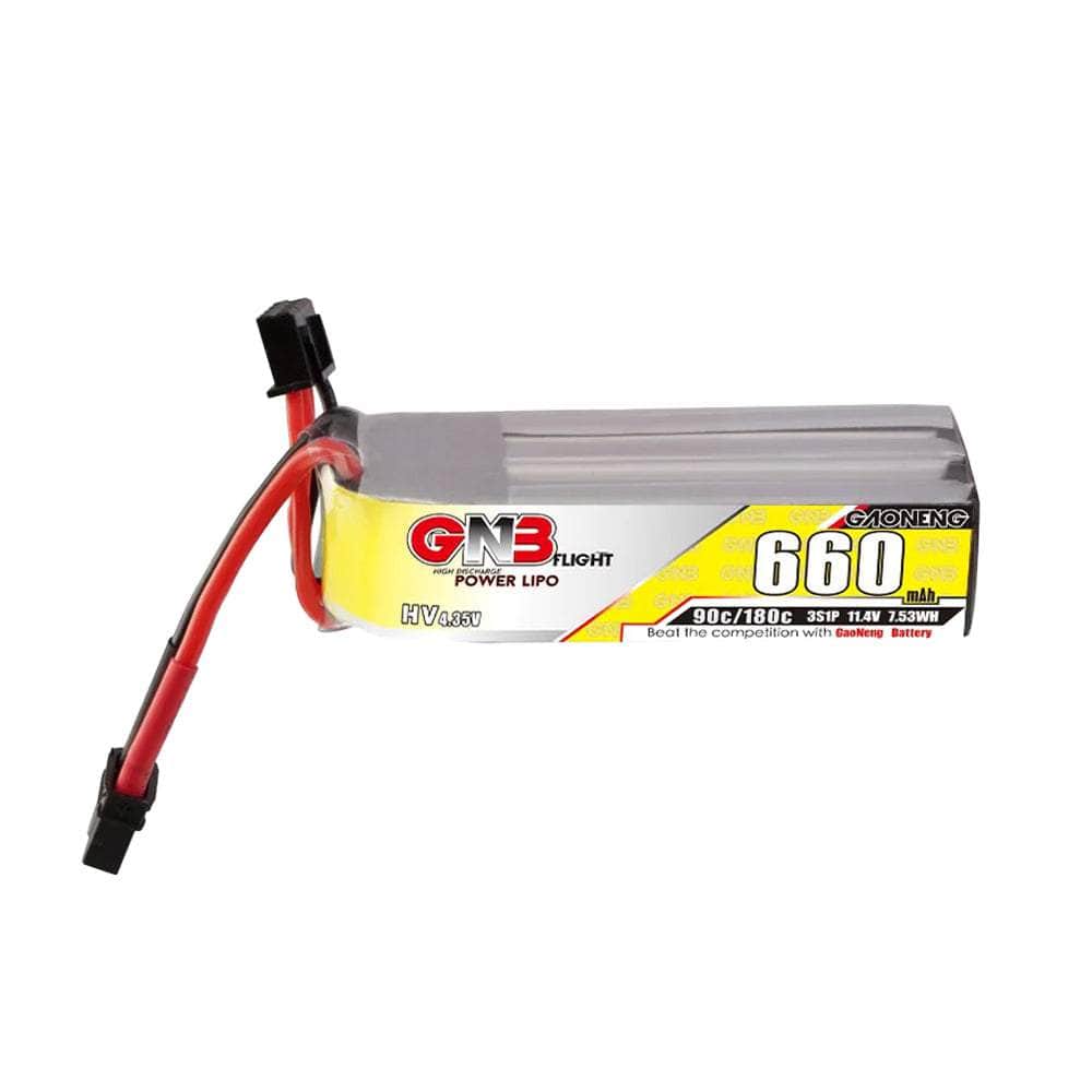  Gaoneng GNB 11.4V 3S 660mAh 100C LiHV Micro Battery (Long Type) - XT30、mySite、merchandisen