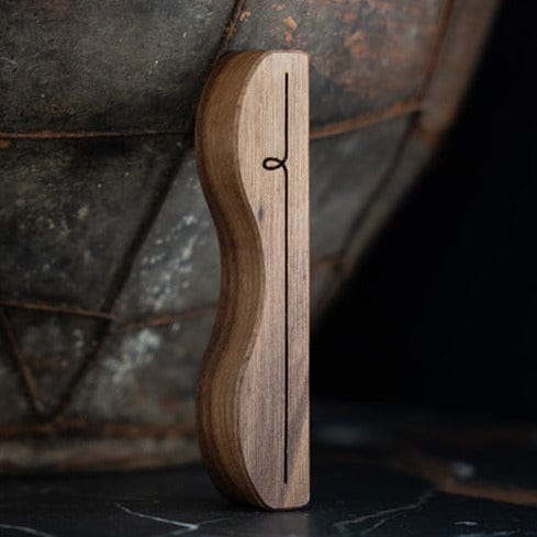 Walnut Wood Flow Mezuzah、mySite、topwebapps