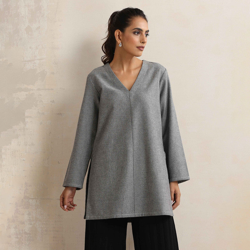 Cotton Solid Short Kurta For Women | Black、mySite、camillekostekn