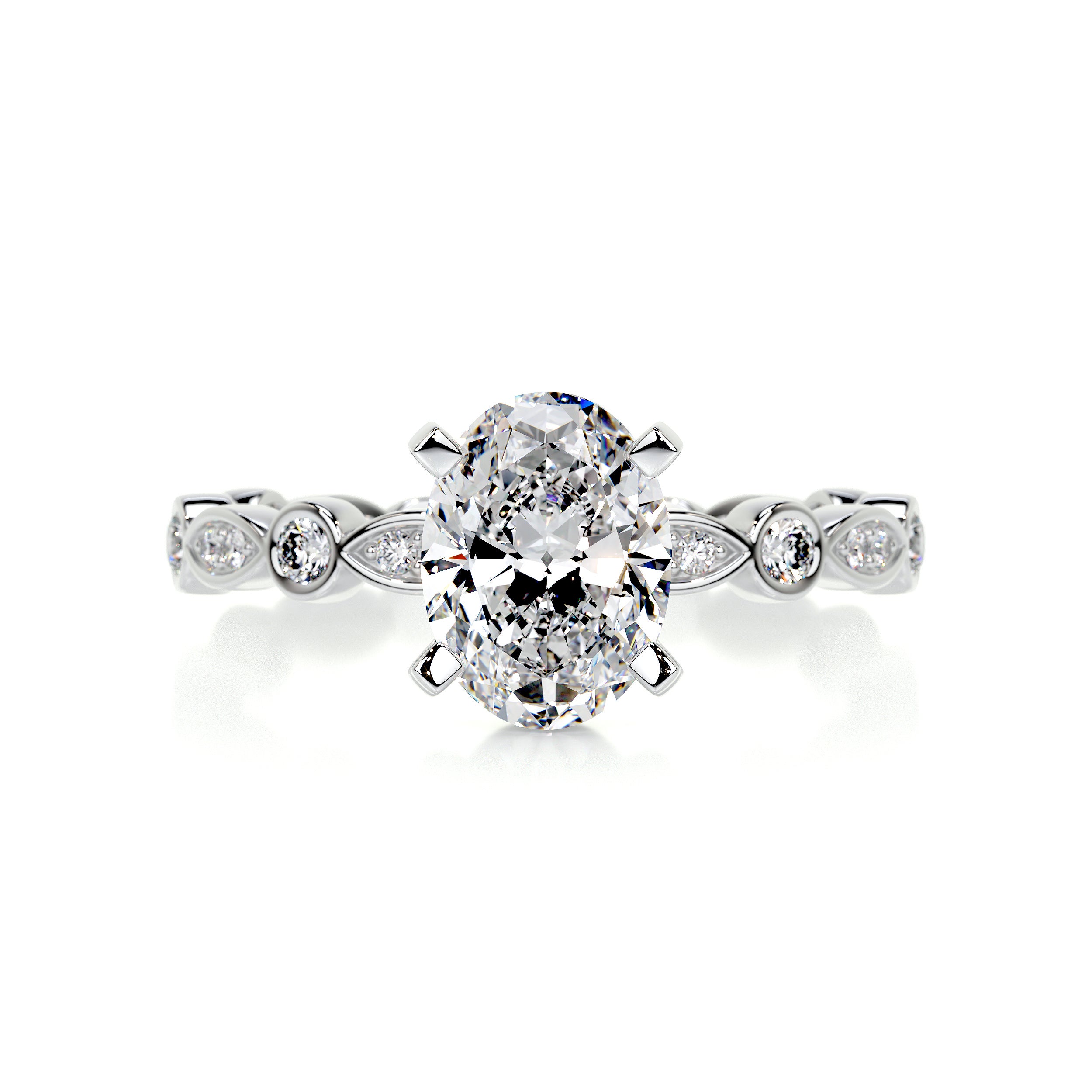 Amelia Diamond Engagement Ring -Platinum、mySite、hinf8tx79