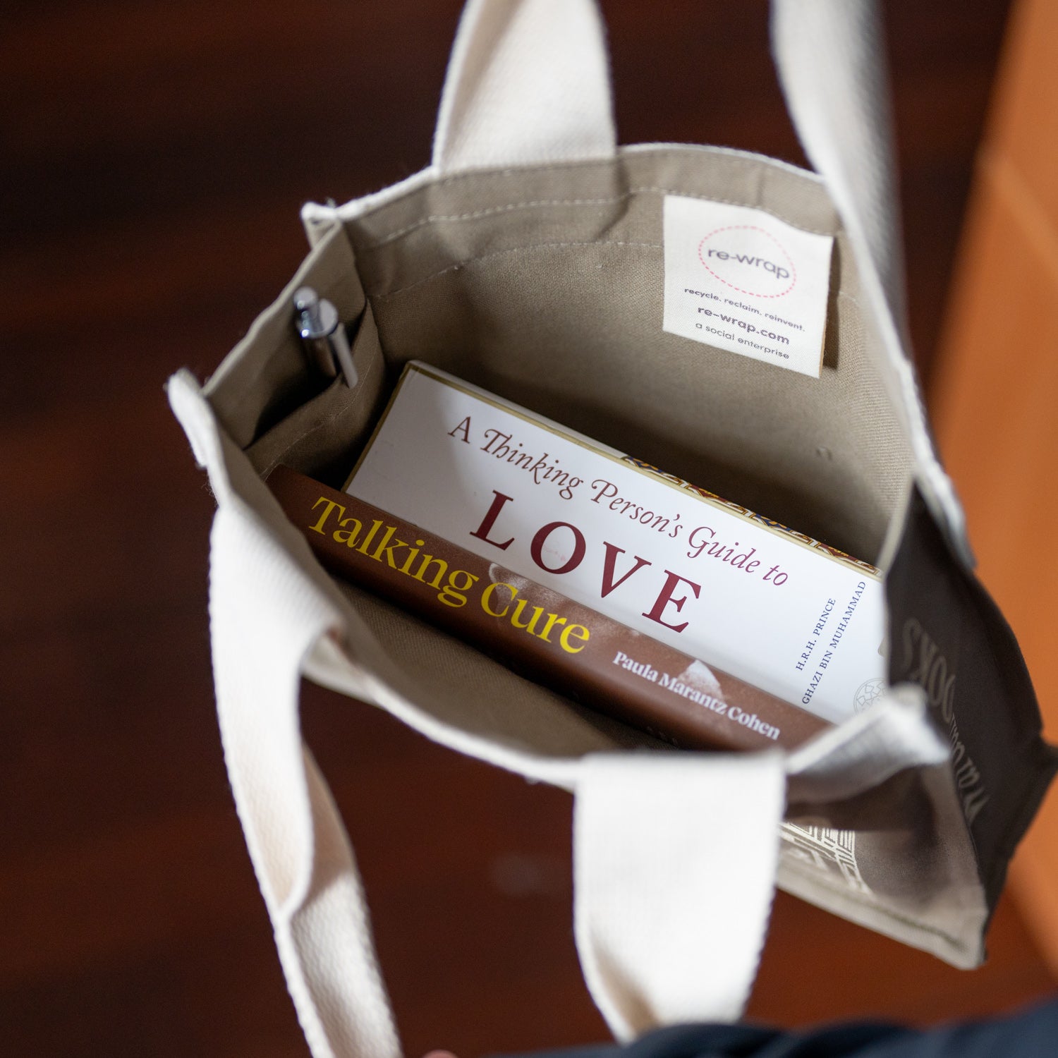 Wardah Books Canvas Mini Tote、mySite、topwebapps