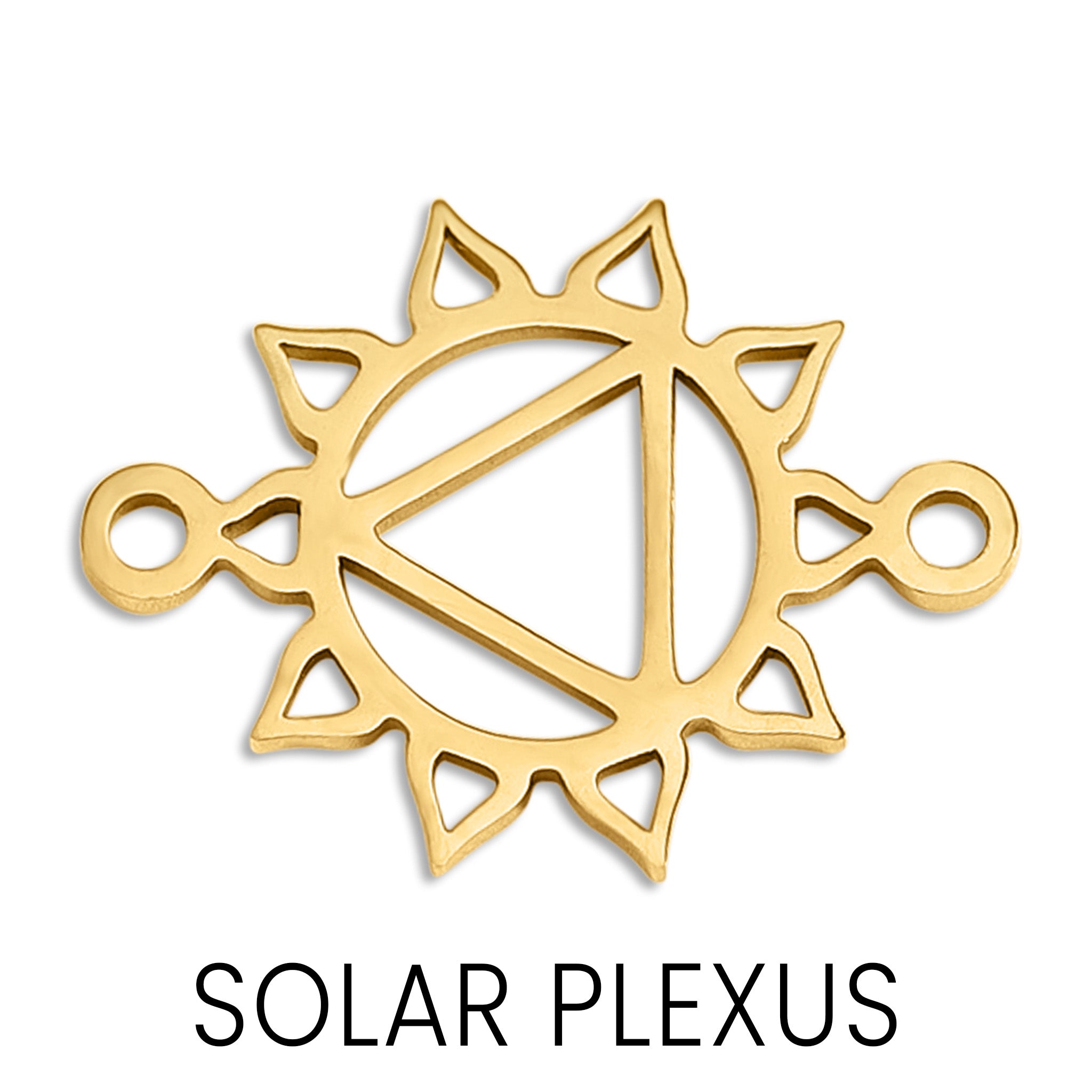 18K Gold Stainless Steel Chakra Connector Charm / PDL0177、mySite、dreamappss