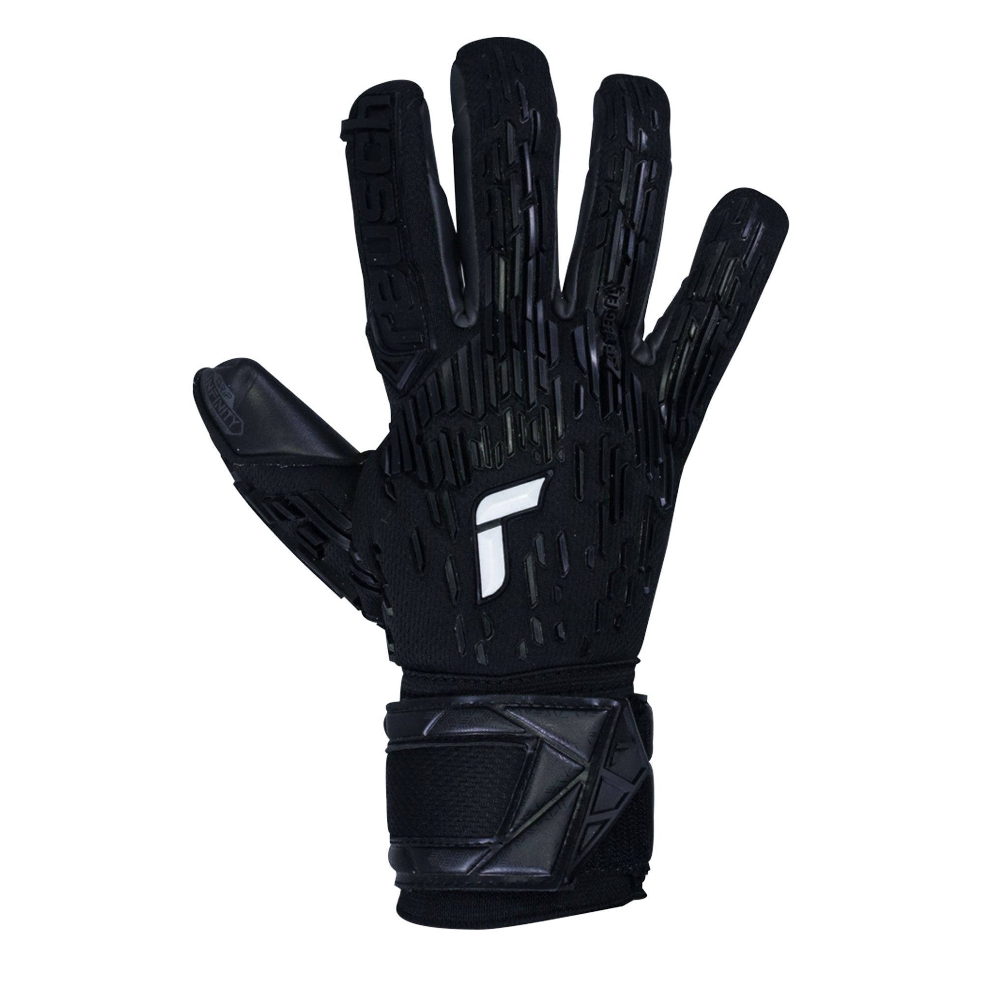 Reusch Men's Attrakt Freegel Infinity Fingersave Goalkeeper Gloves Black、mySite、bottomscart