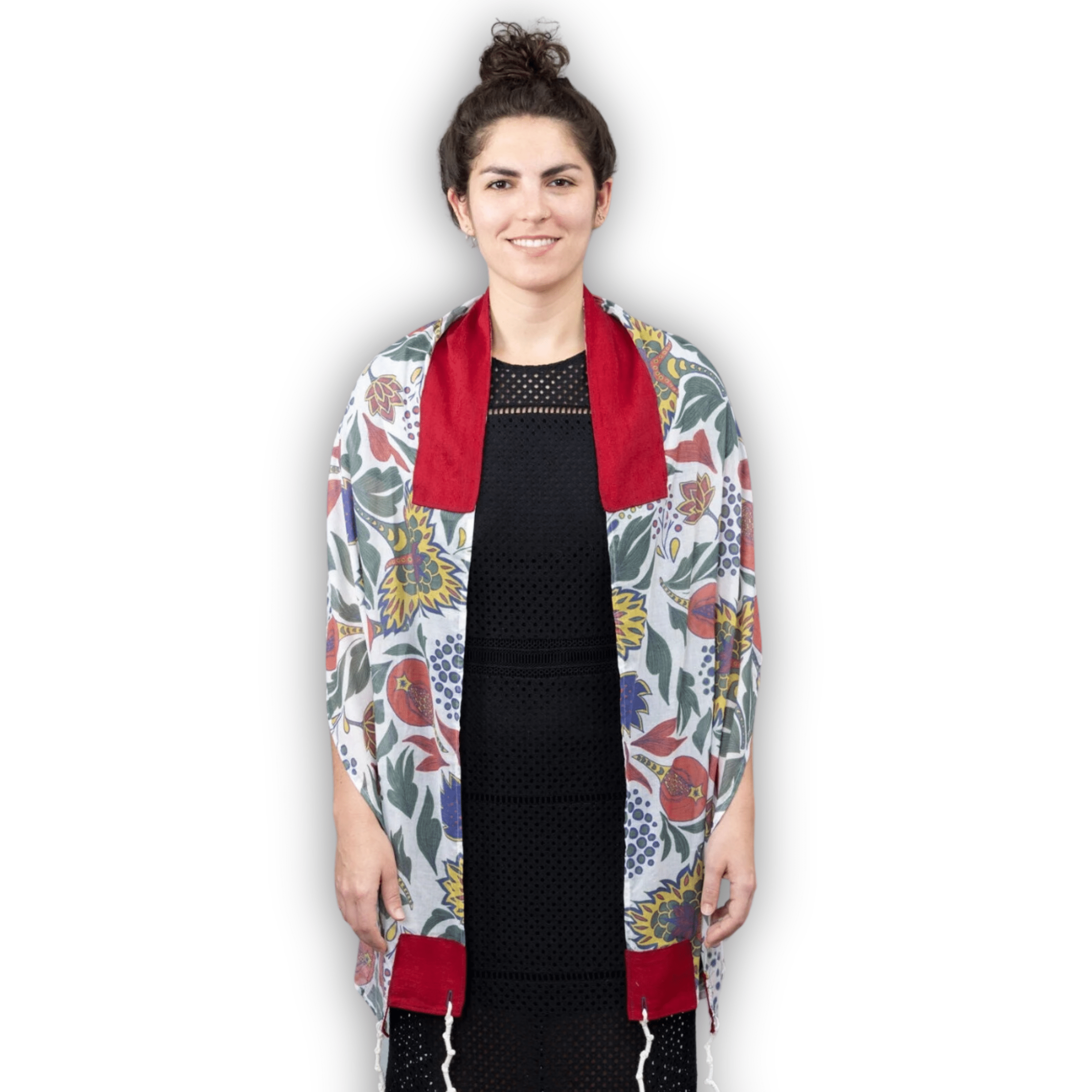 Primary Pomegranates Cotton and Silk Tallit、mySite、topwebapps