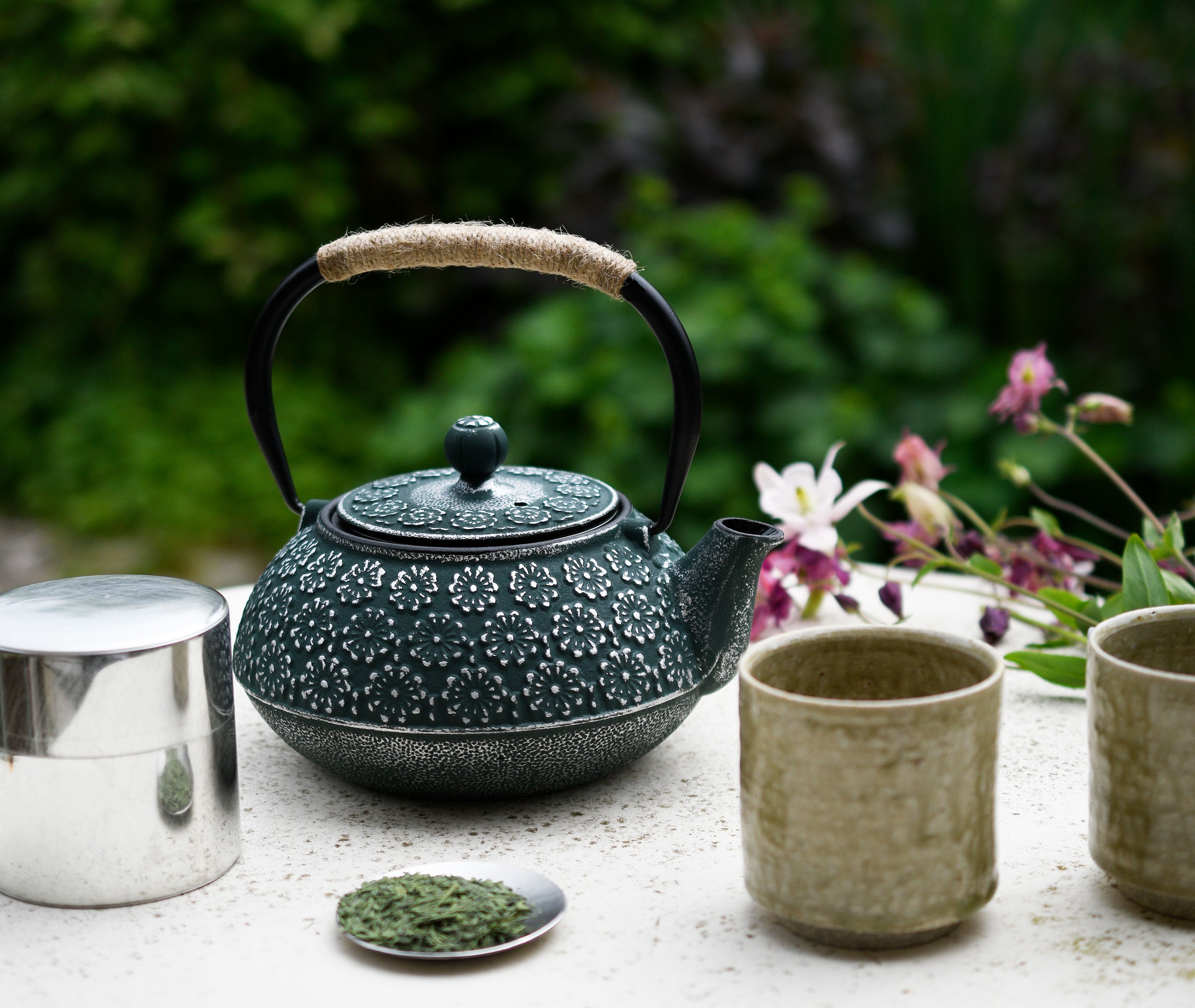 Cast Iron Teapot - Blossom 900ml、mySite、topwebapps