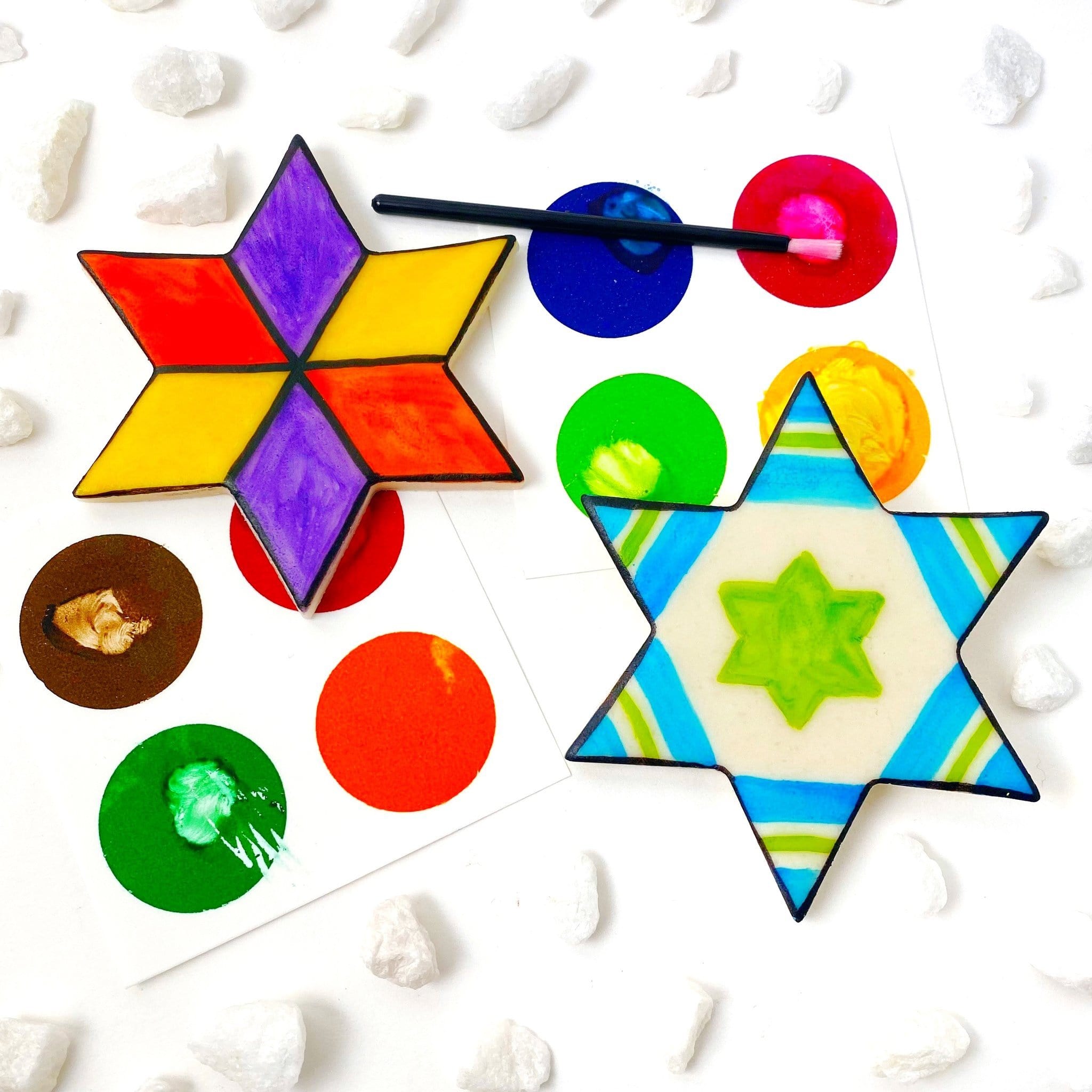 Marzipan Paint-Your-Own Stars of David、mySite、topwebapps