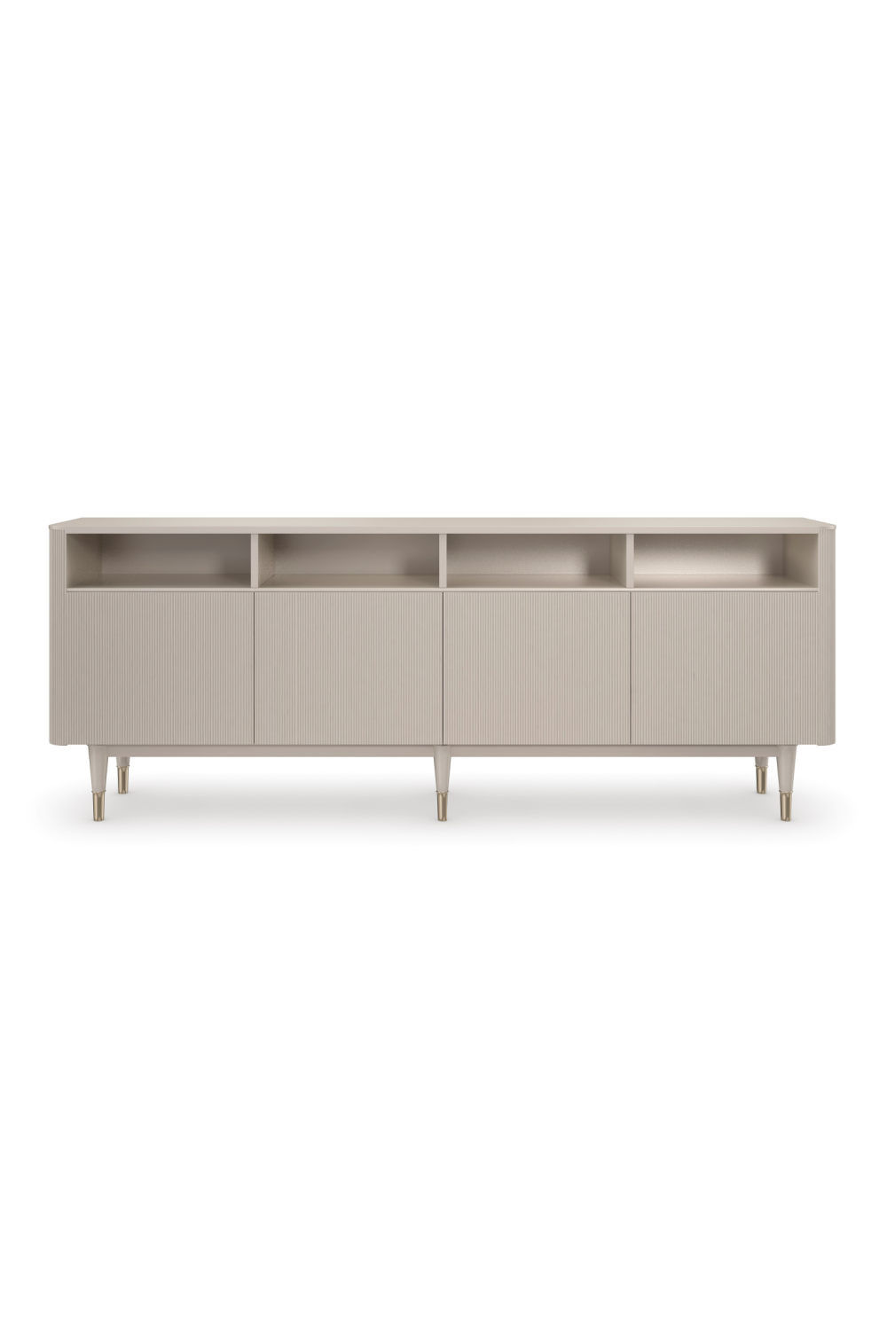 Taupe Reeded TV Cabinet | Caracole Love Lines、mySite、neckold