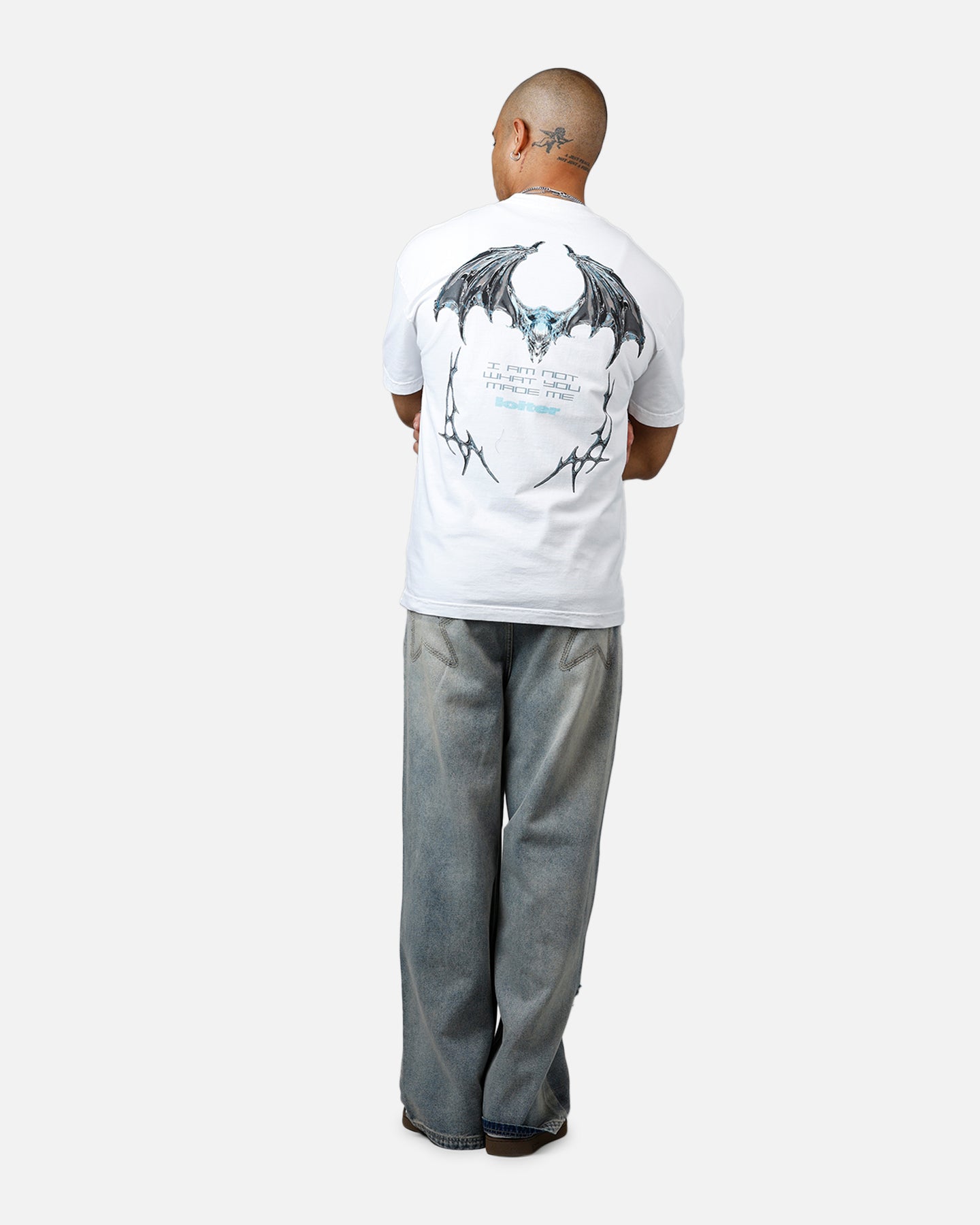 Loiter Chrome Deceiver Vintage T-Shirt White、mySite、zt4zffjzw