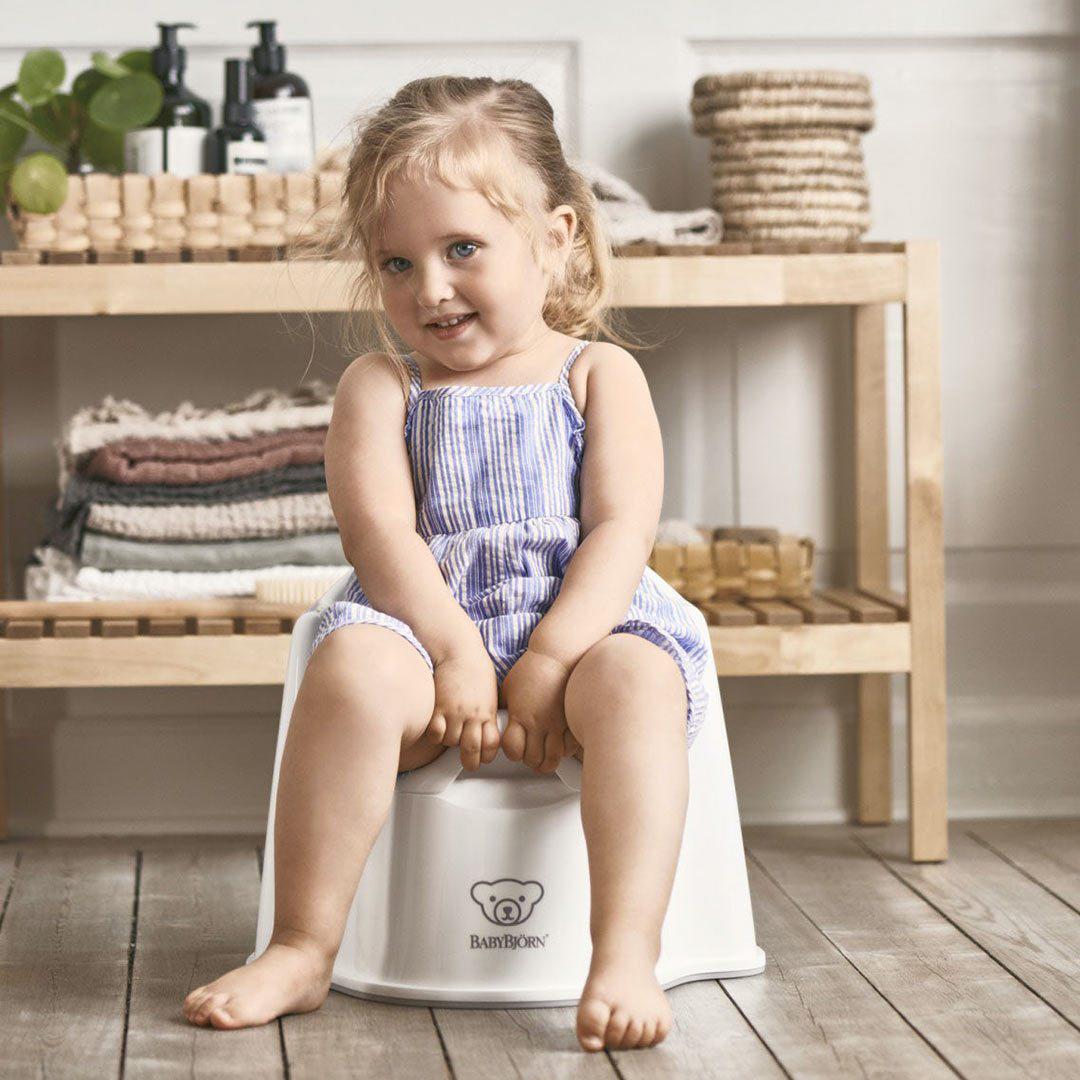  BabyBjorn Potty Chair - White + Grey、mySite、merchandisen