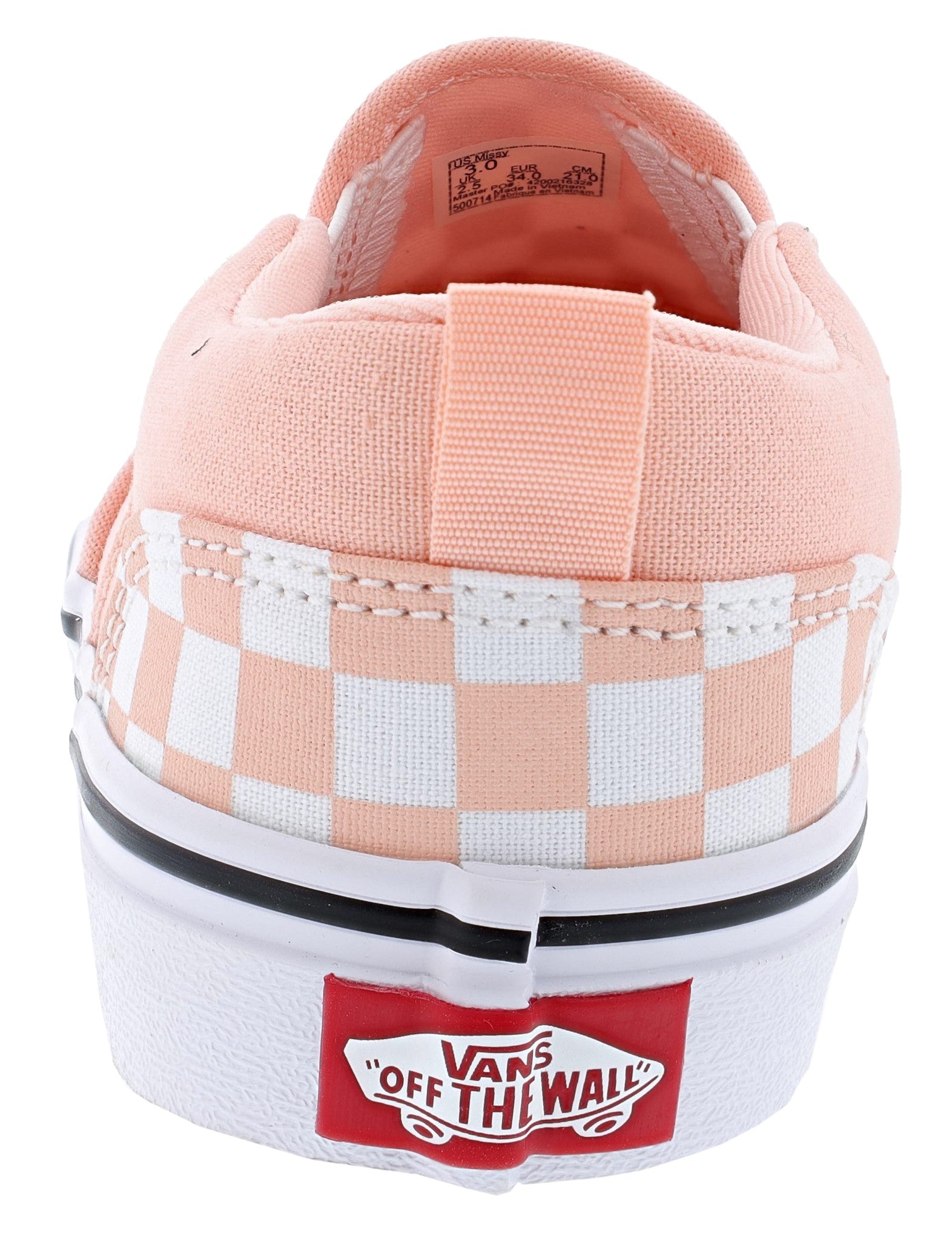 Vans Kid's Asher Checkerboard Slip On Sneakers、mySite、dreamappss
