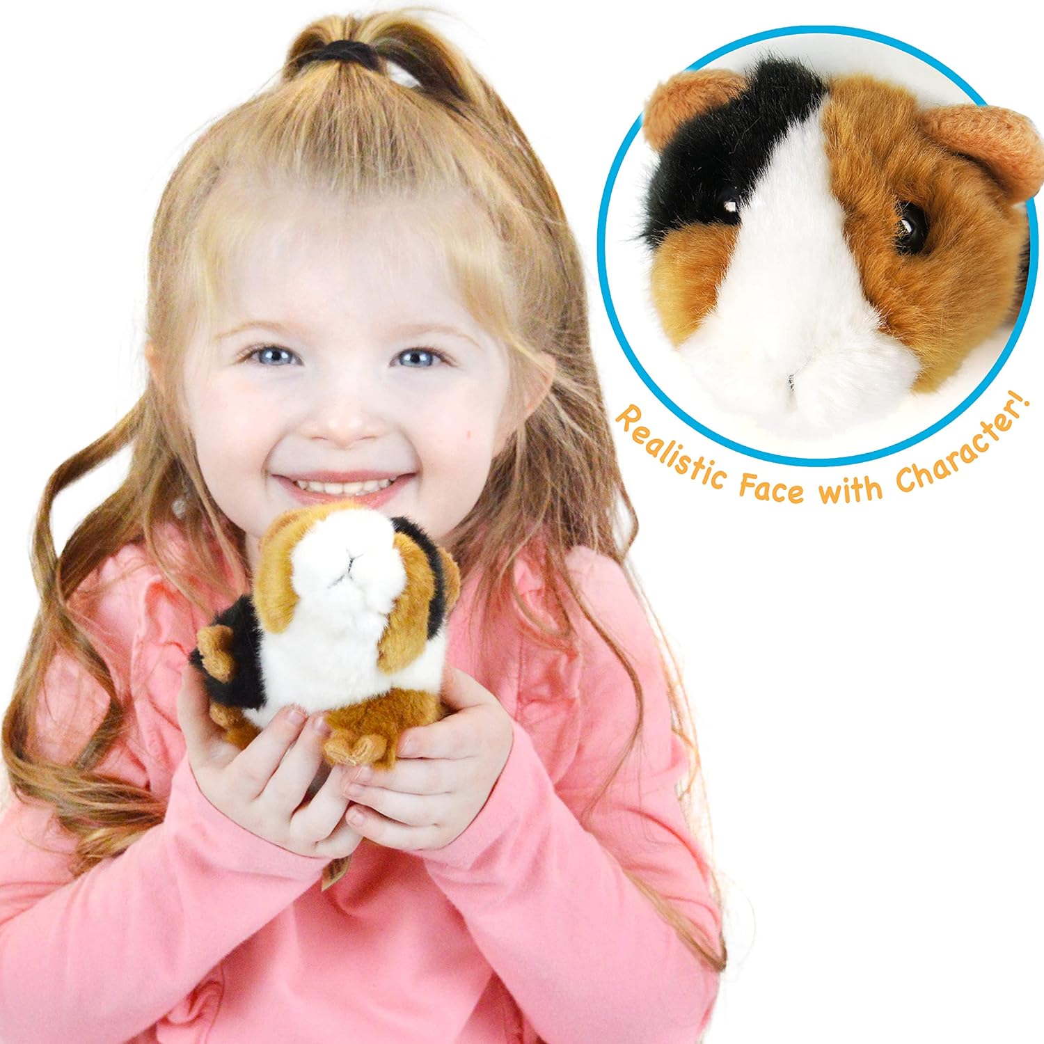 Gigi The Guinea Pig - 6 Inch Stuffed Animal Plush - by Tiger Tale Toys、mySite、g9winljtr