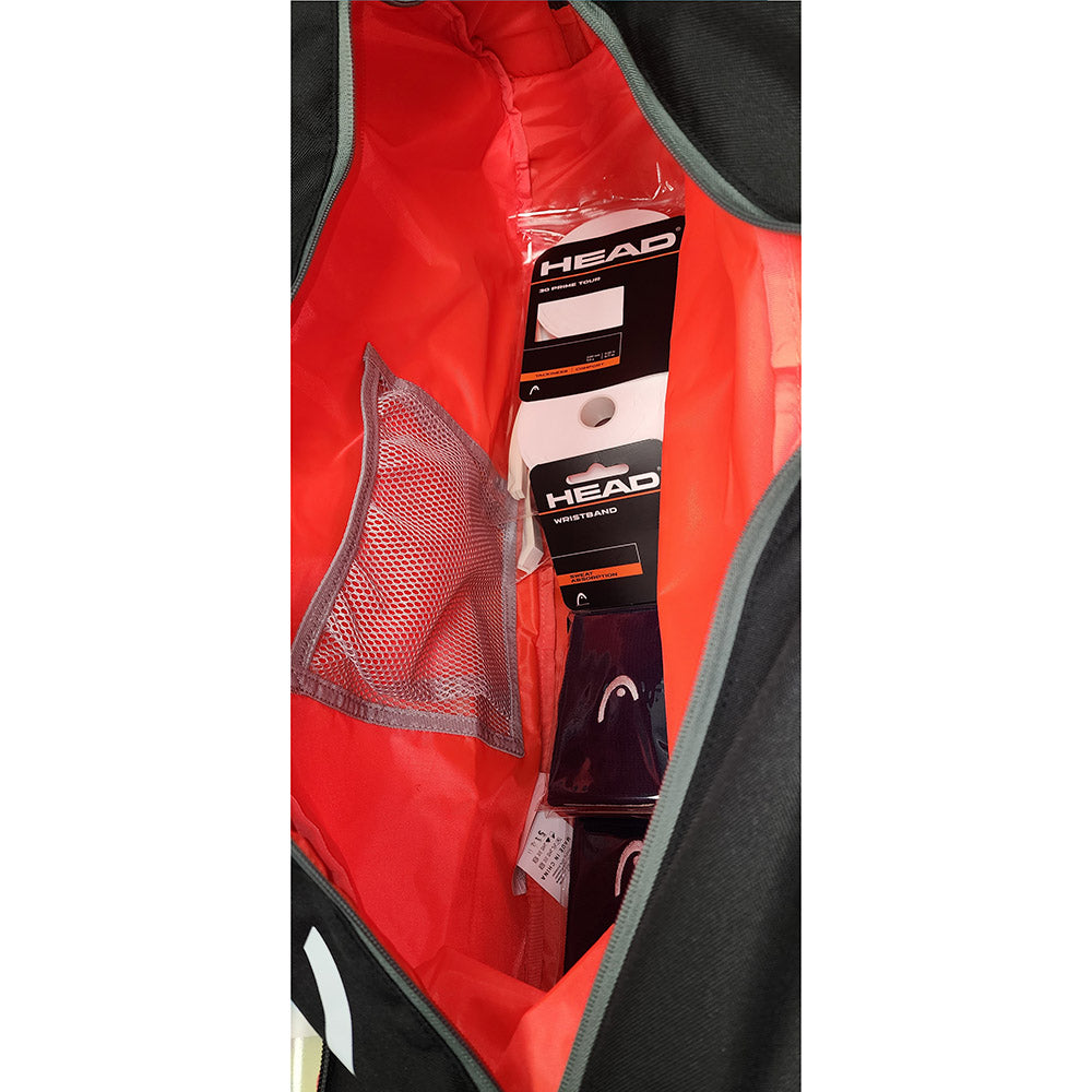 Tour Team Monstercombi 12 Racquet Bag (Black/Orange)
