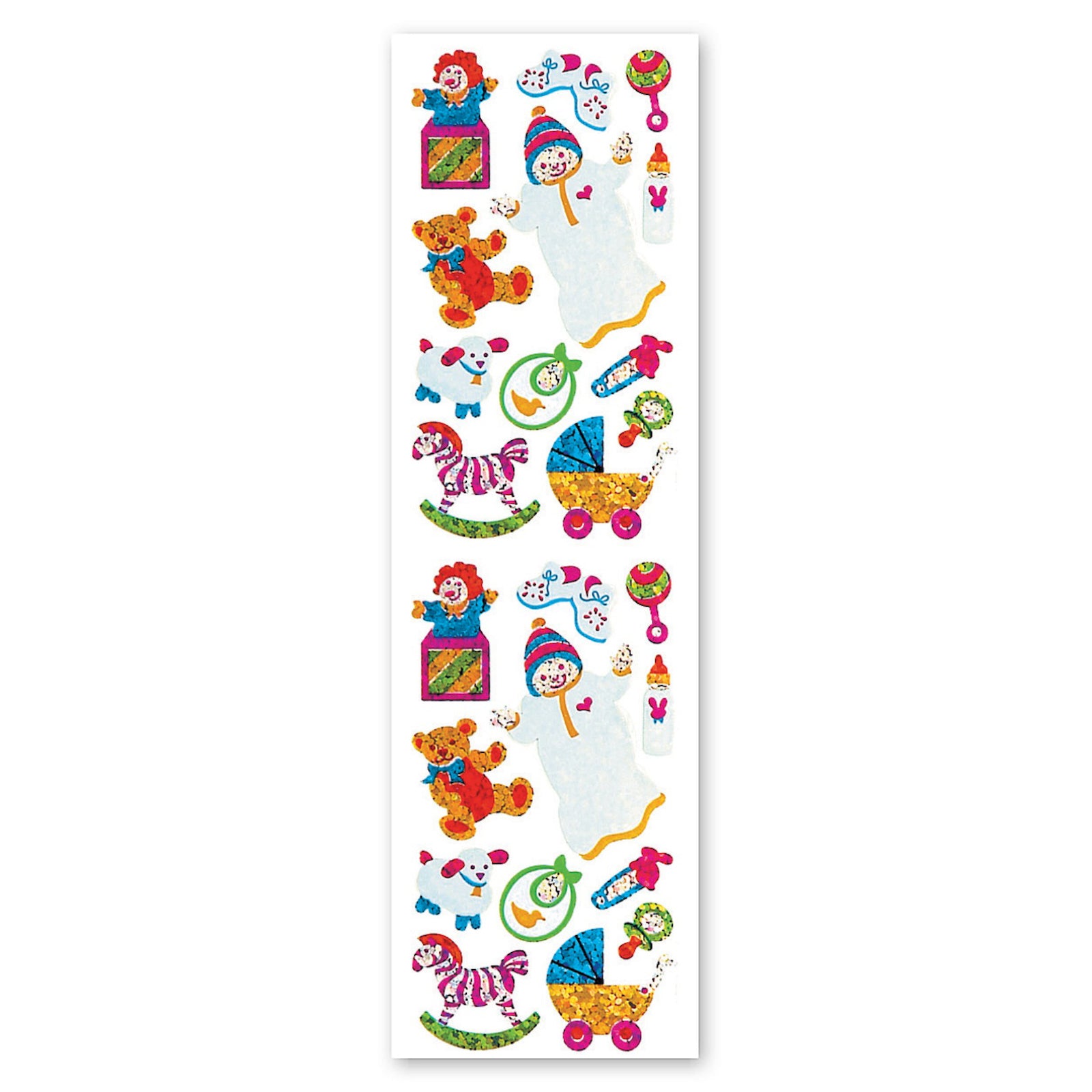  New Baby Sparkly Prismatic Stickers - Packaged、mySite、ghnorth