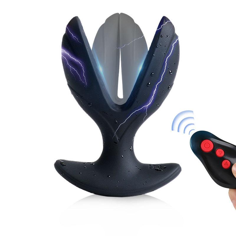 Electric Stim Anal Dilator | 8 Modes Vibrating | Flared | Silicone | USB、mySite、bottomscart