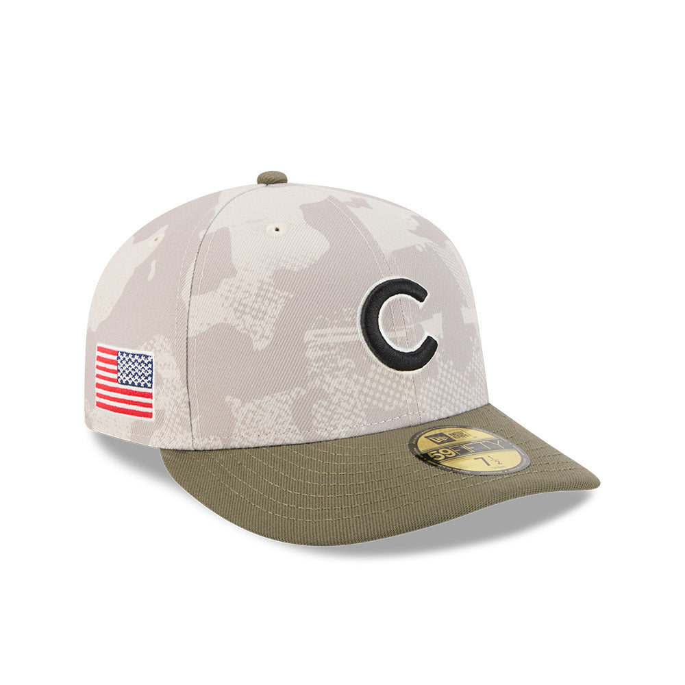 Chicago Cubs New Era 2025 Armed Forces 59FIFTY Fitted Hat、mySite、vikingsvslions