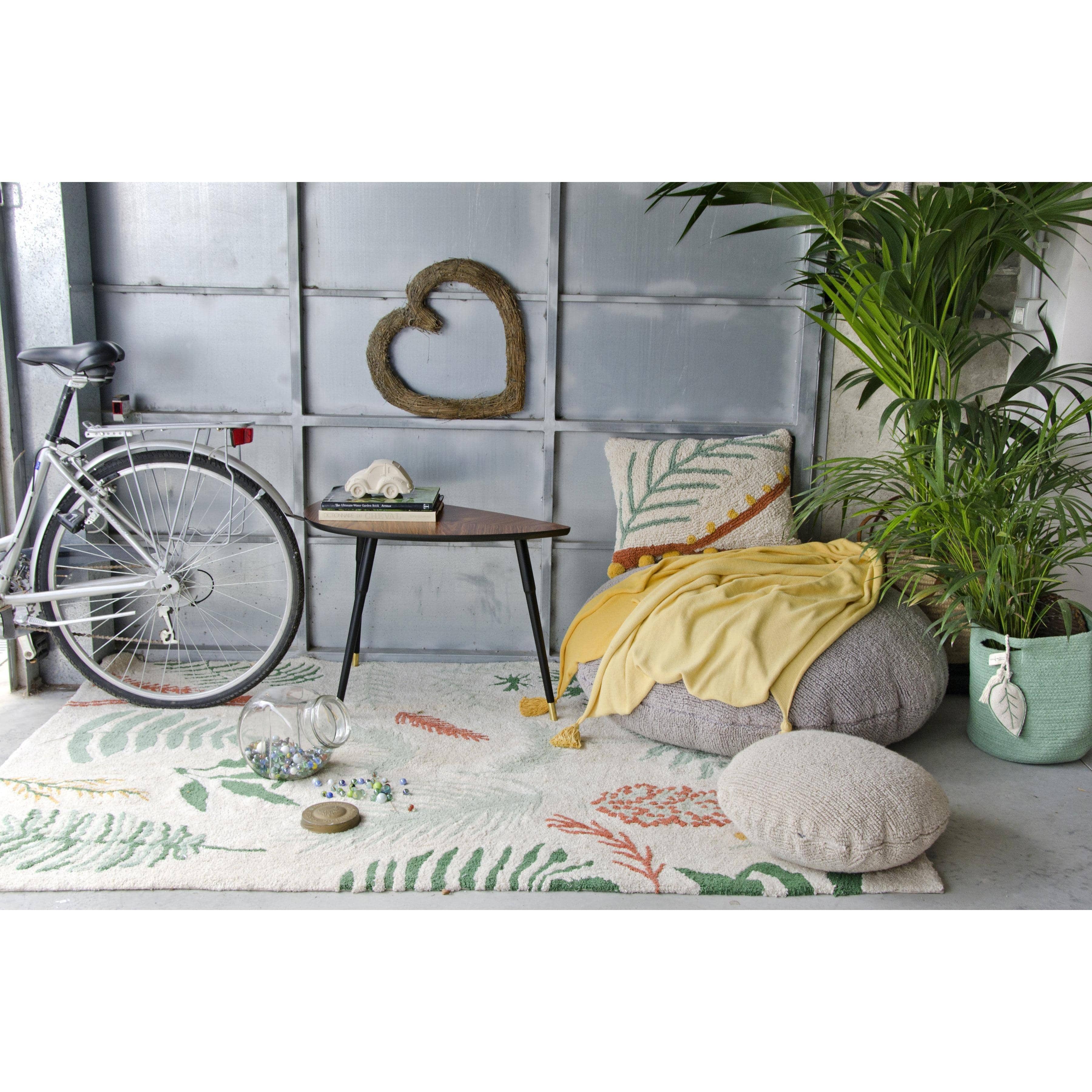 Botanic Plants Machine Washable Area Rug、mySite、gigharbornorthrealestate