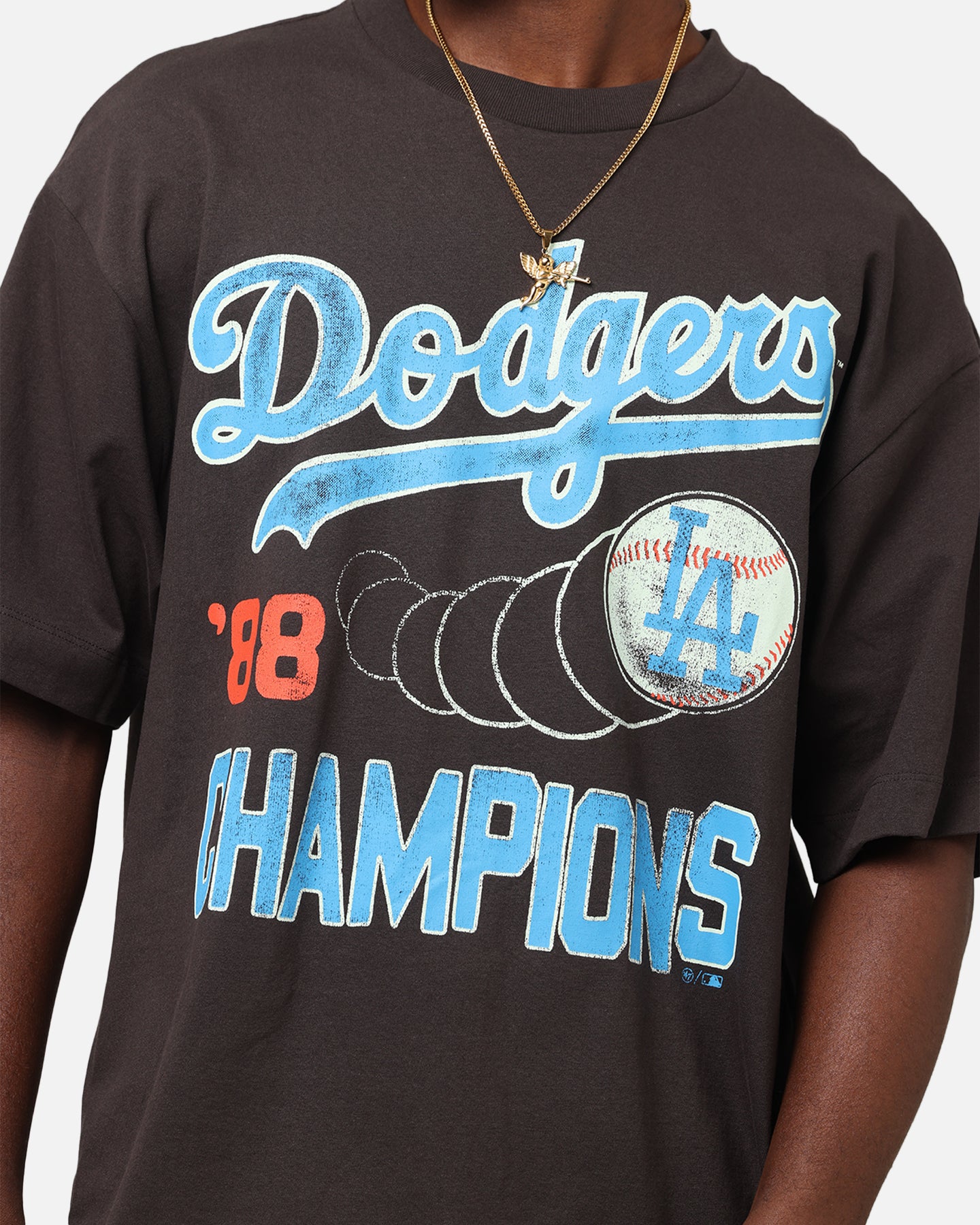 47 Brand Los Angeles Dodgers Sigma Foundation T-Shirt Dark Grey、mySite、zt4zffjzw