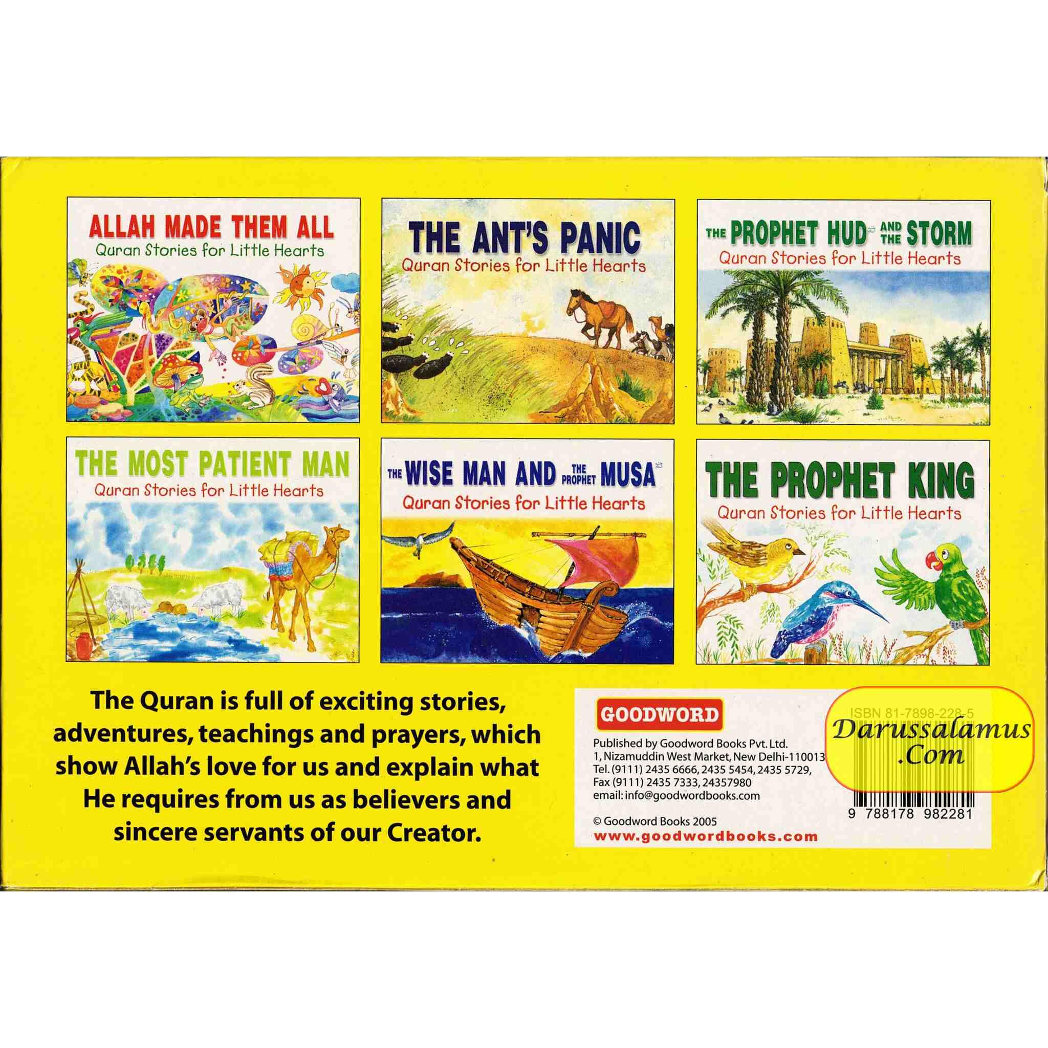 Quran Stories for Little Hearts Gift Box Age 4 (6 Books) By Saniyasnain Khan、mySite、topwebapps