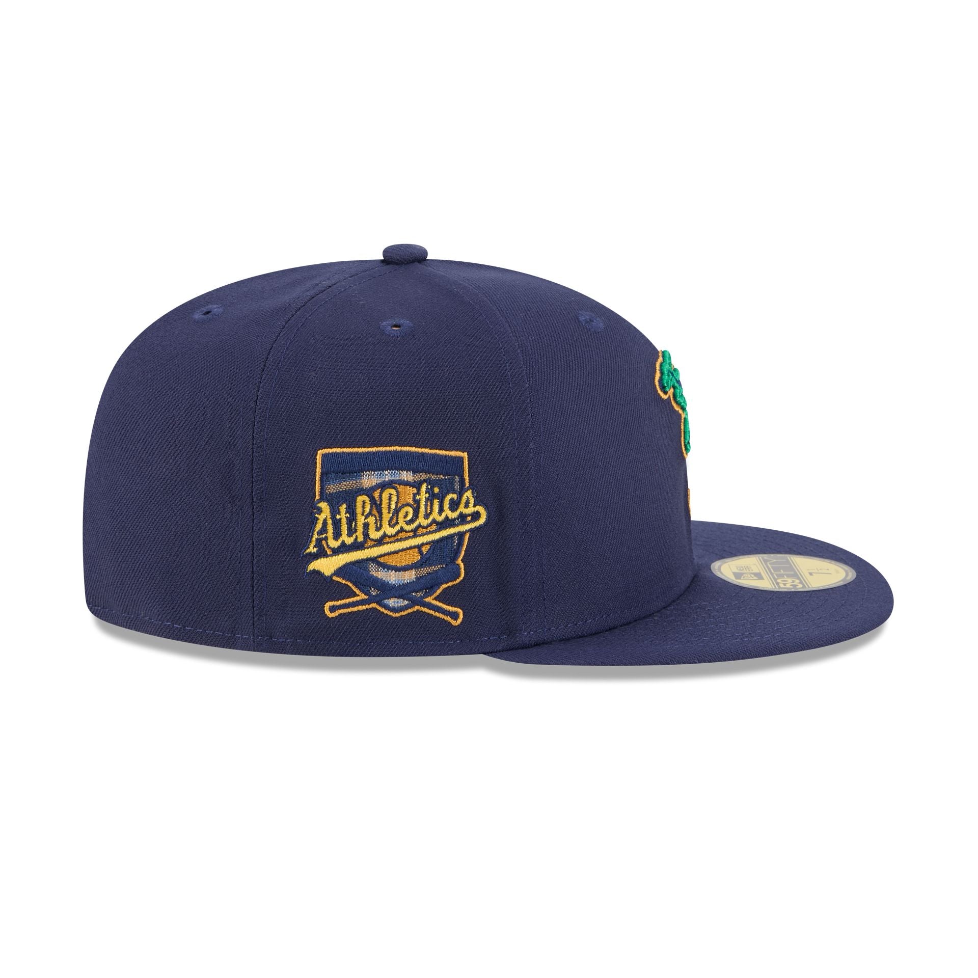 Athletics Blue Tartan 59FIFTY Fitted Hat、mySite、vikingsvslions
