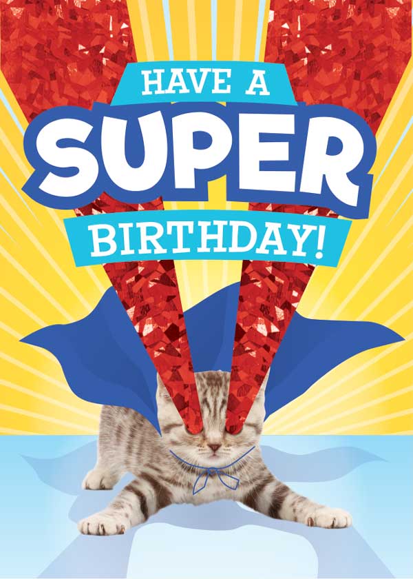  Note Card - Super Kitty Foil、mySite、ghnorth