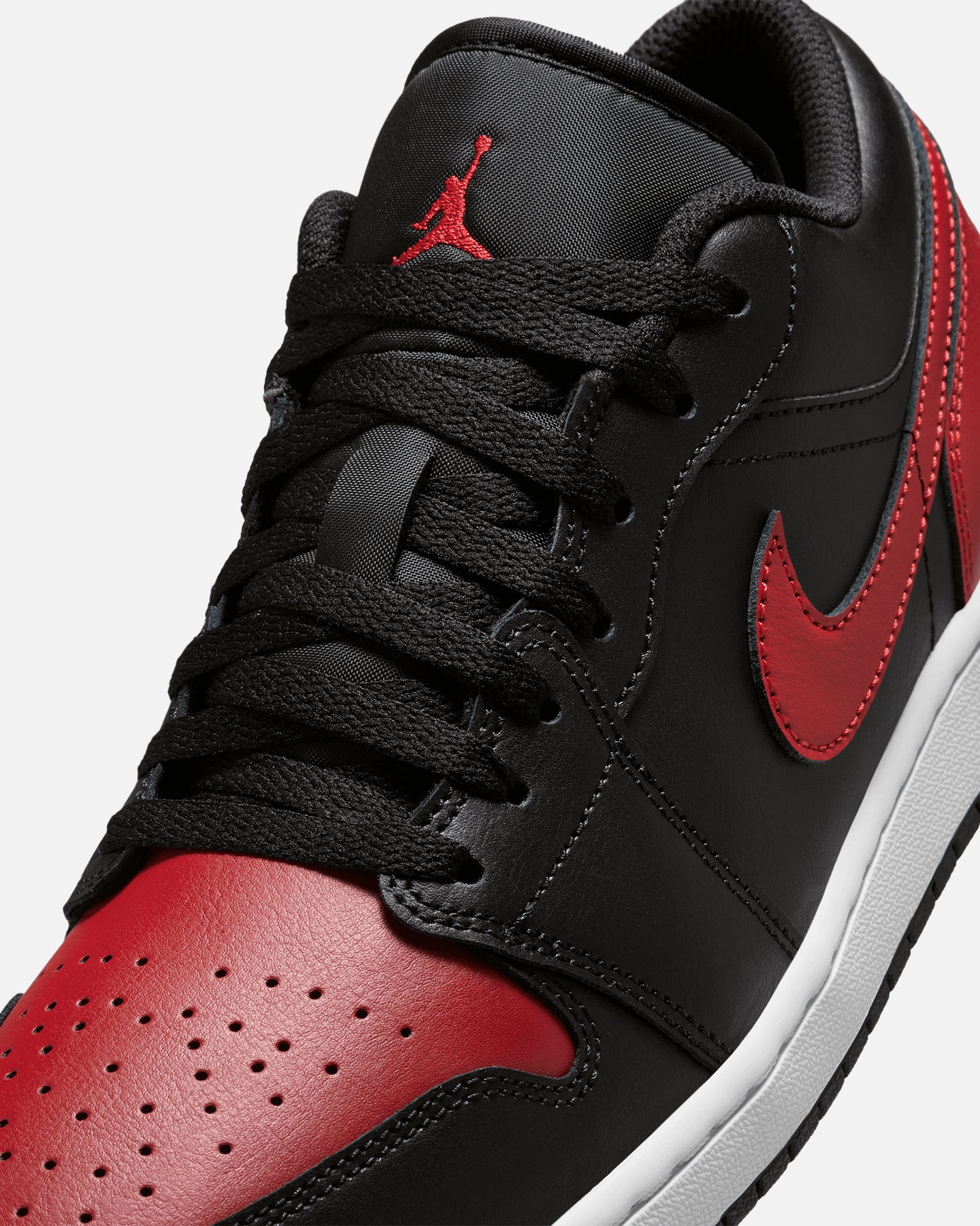 Jordan Air Jordan 1 Low Bred Black/Varsity Red-Summit White、mySite、zt4zffjzw
