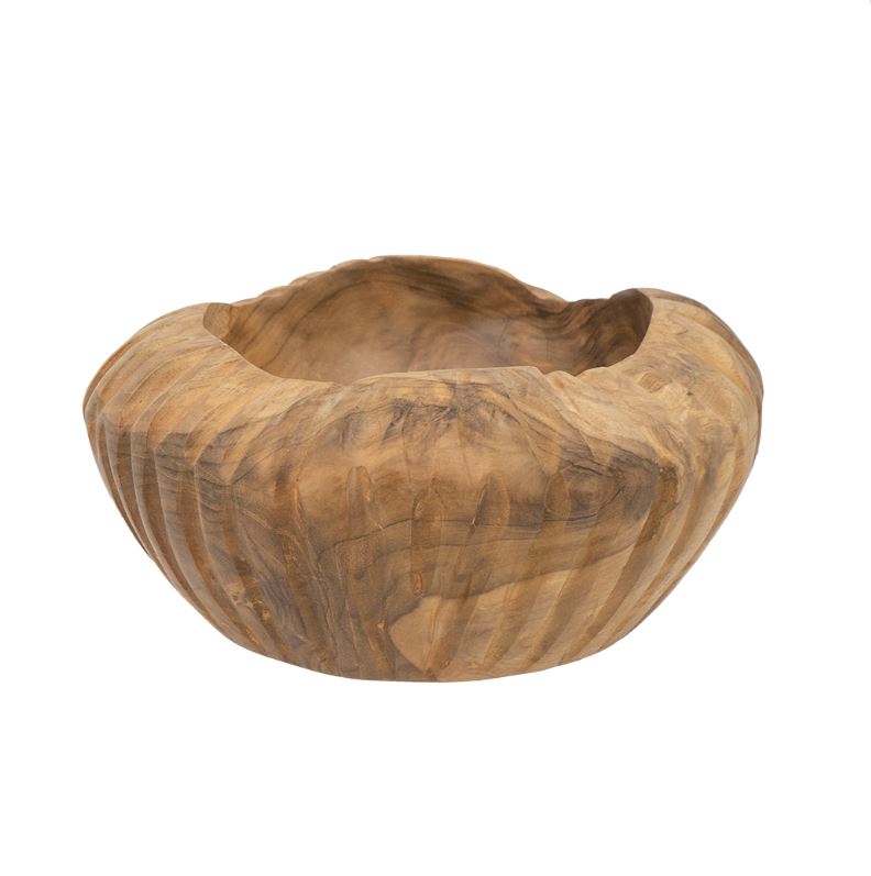  Teak Wood Decorative Bowl、mySite、elrpsem3k