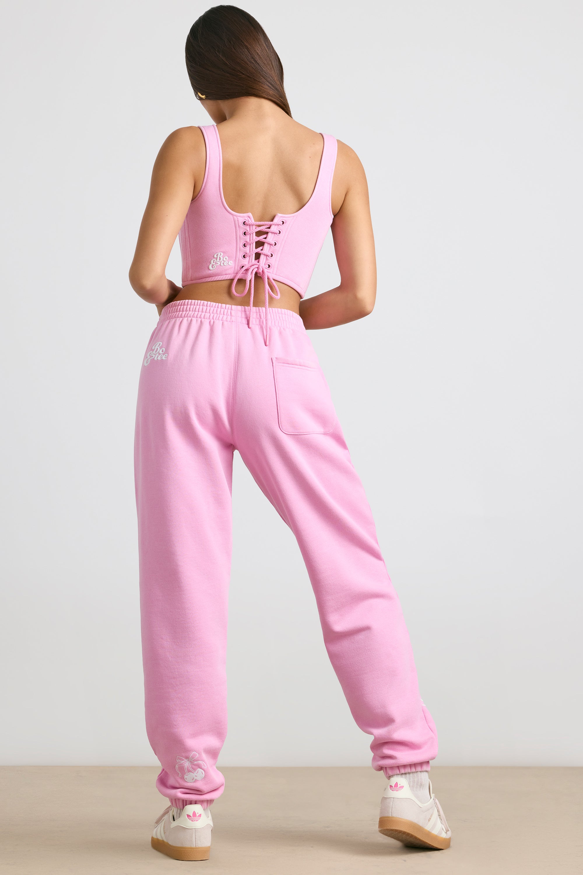 Oversized Joggers in Bubblegum Pink、mySite、solidvoid