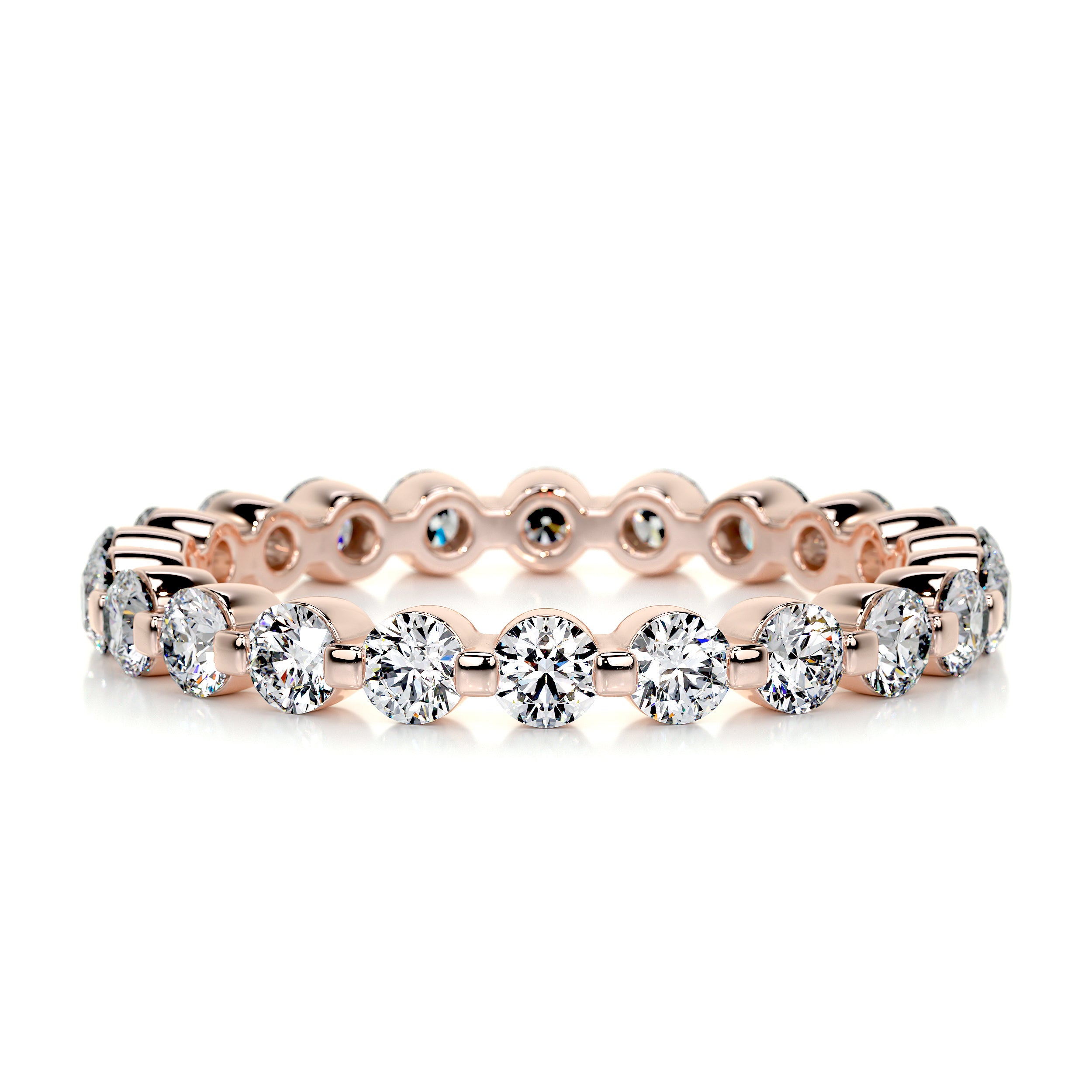 Josie Eternity Wedding Ring (1 Carat) -14K Rose Gold、mySite、hinf8tx79