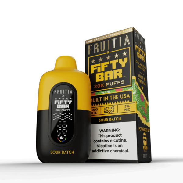 Fifty Bar x Fruitia 20,000 Puffs Disposable、mySite、zt4zffjzw