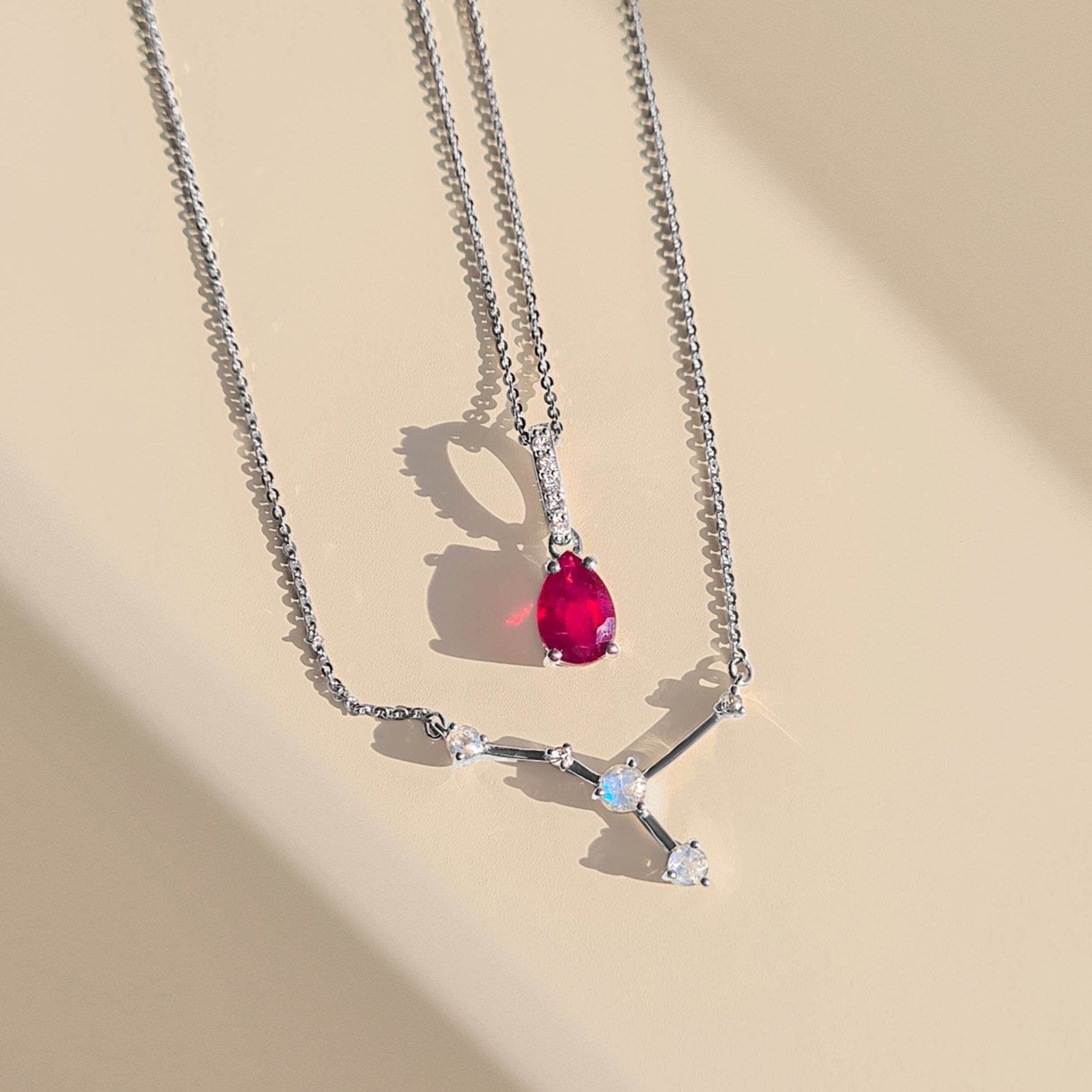 Cancer Zodiac & July Birthstone Necklaces、mySite、hinf8tx79