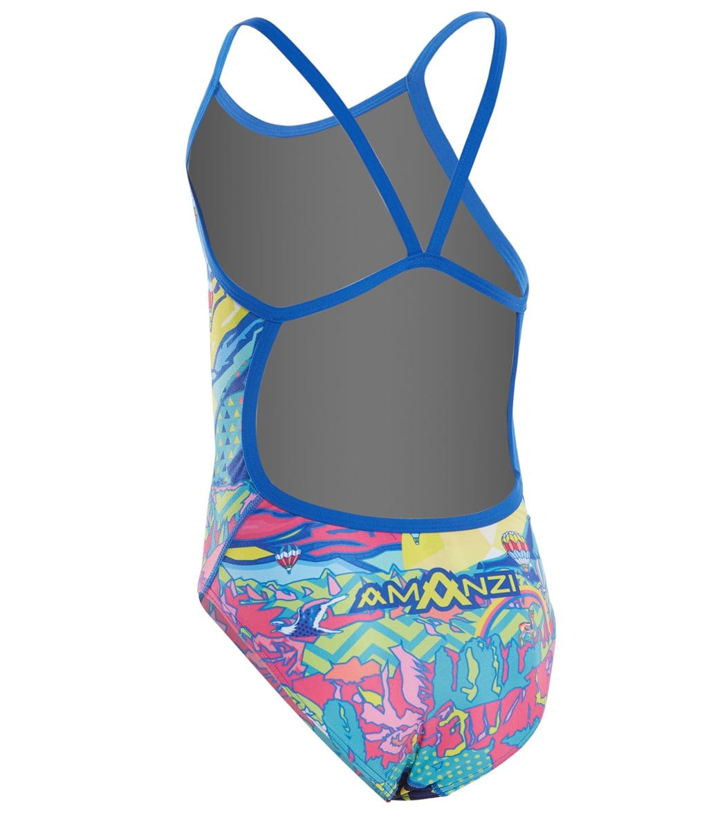 Amanzi Girls' Fly Away One Piece Swimsuit、mySite、noshort