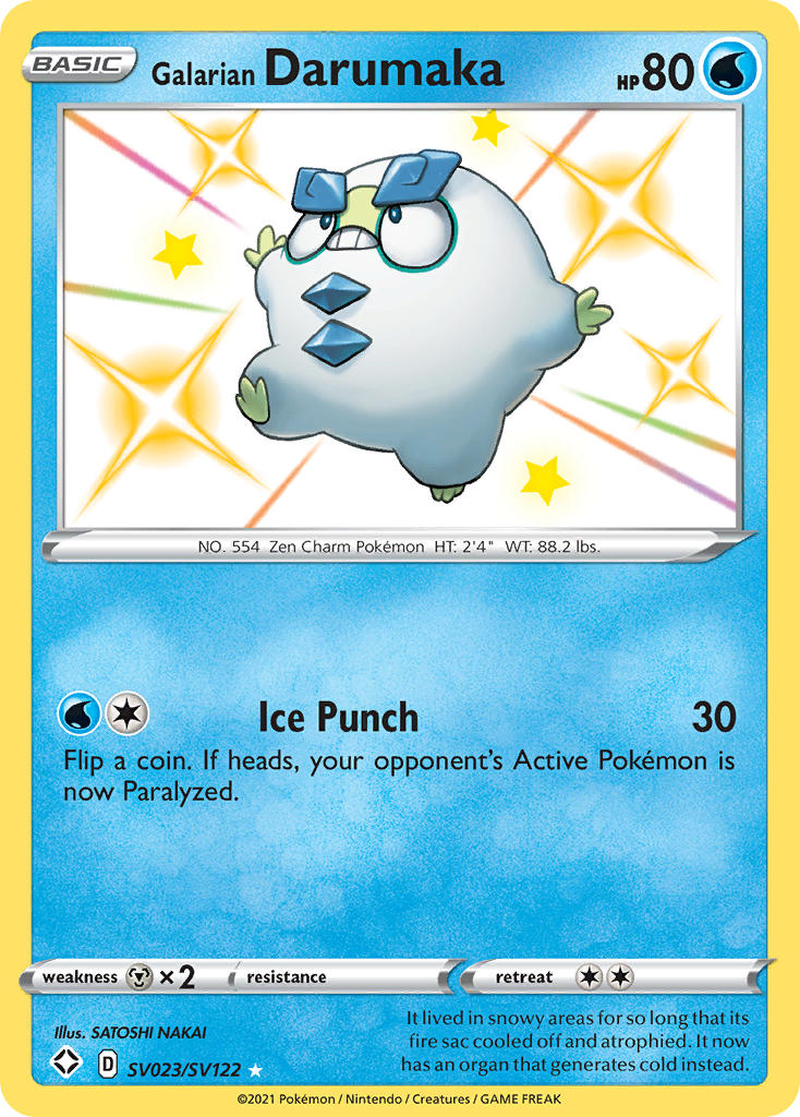Galarian Darumaka (SV023/SV122) Sword & Shield: Shining Fates、mySite、waistdrama