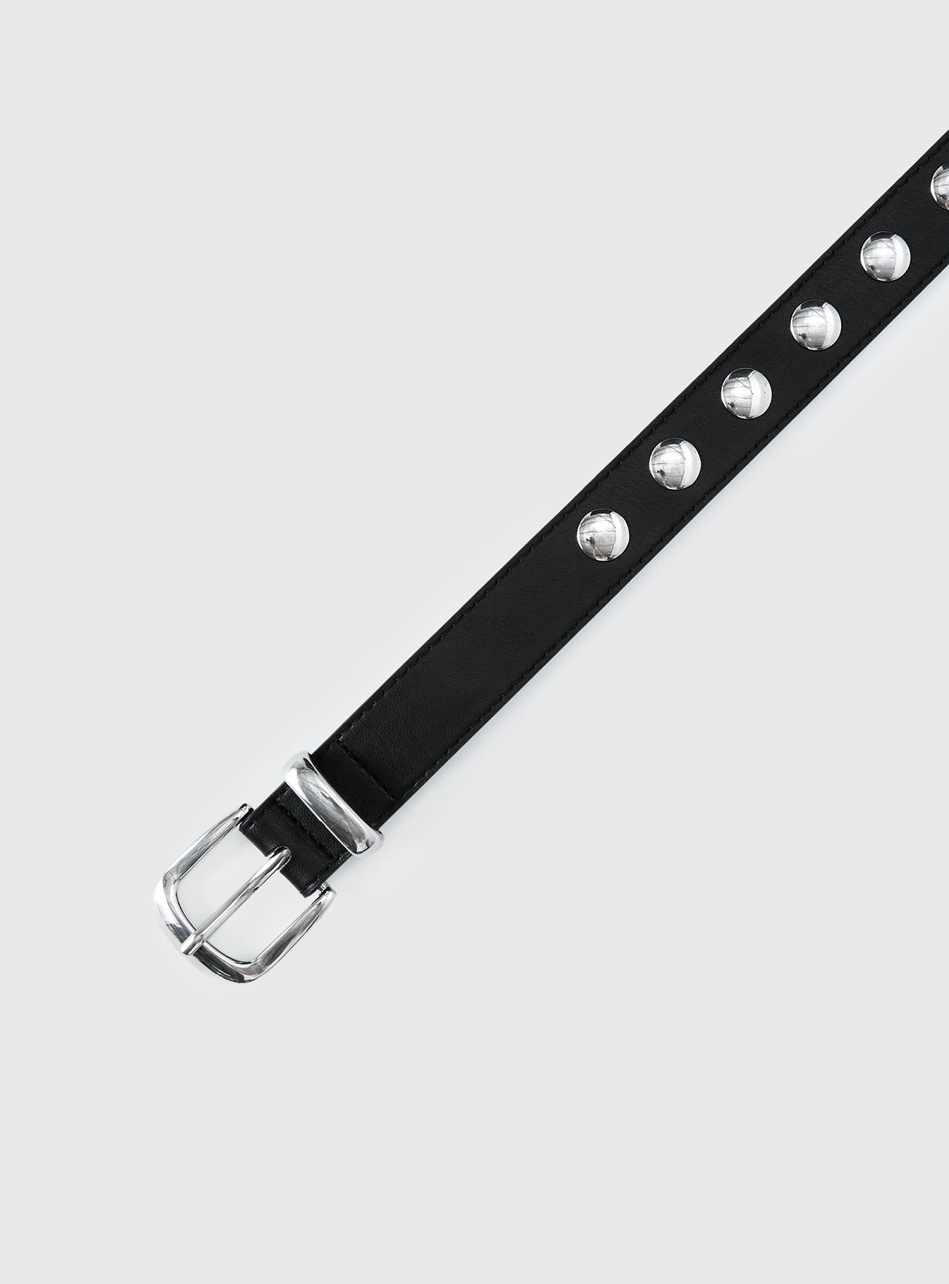 Nikoli Stud Belt Black / Silver、mySite、solidvoid