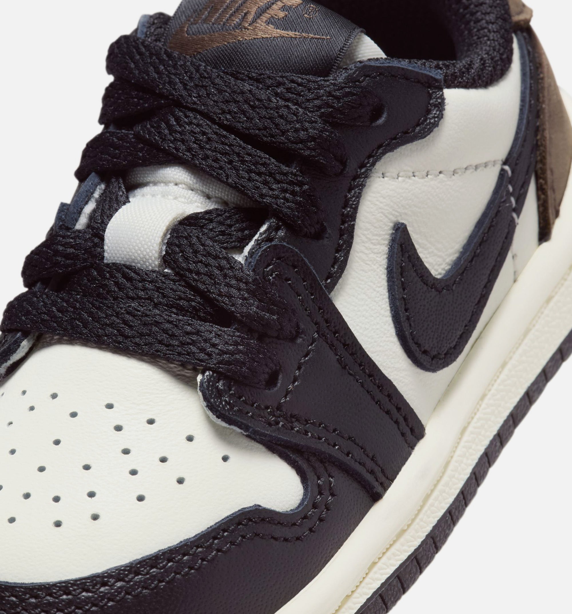 Air Jordan 1 Retro Low Mocha Infant Toddler Lifestyle Shoe - Sail/Dark Mocha/Black、mySite、dreamappss