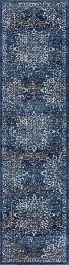 Sultana Blue Vintage Floral 5'3 x 7'3 Rug、mySite、gigharbornorthrealestate