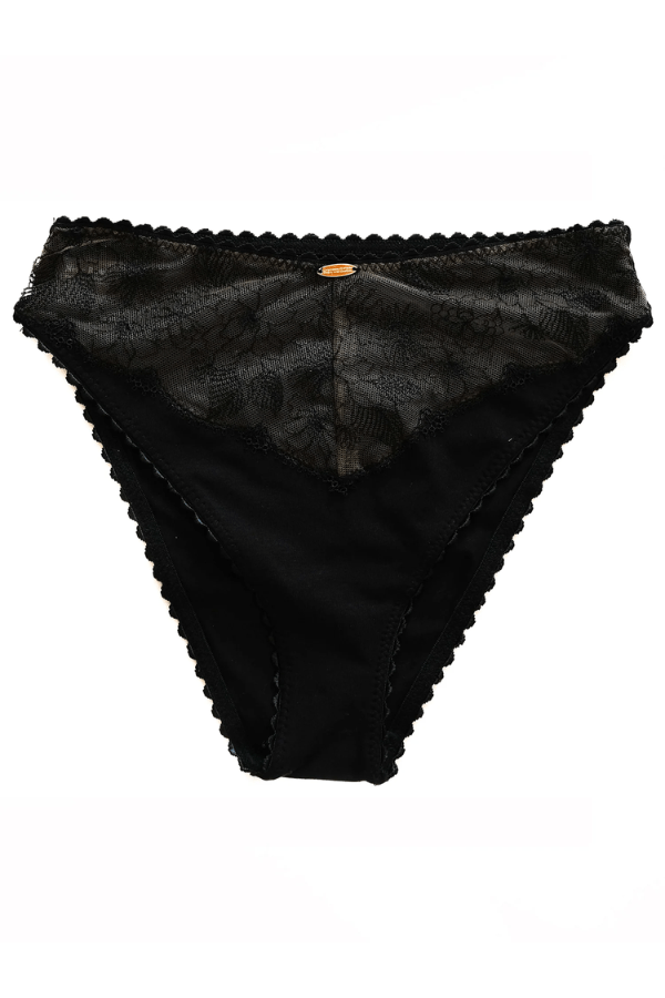 Brazil High Leg Knicker - Black、mySite、bengalsvssteelers