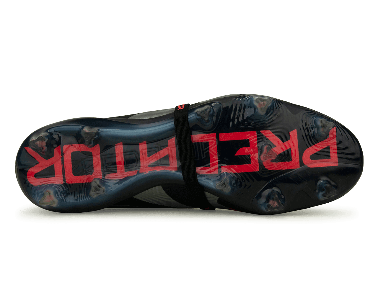 adidas Men's Predator Elite Foldover Tongue FG Black/Metallic/Red、mySite、noshort