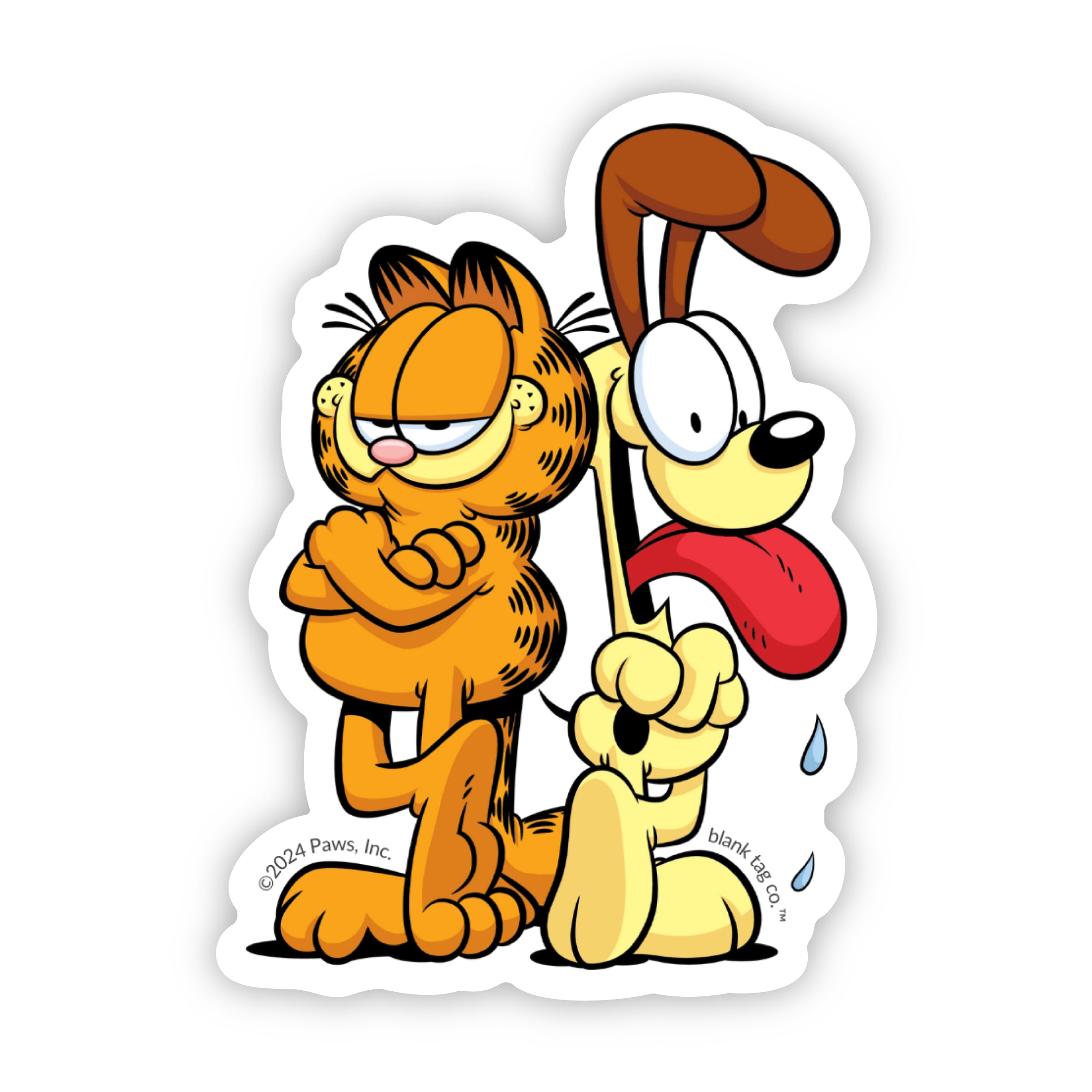 The Garfield & Odie Vinyl Sticker Decal、mySite、ghnorth