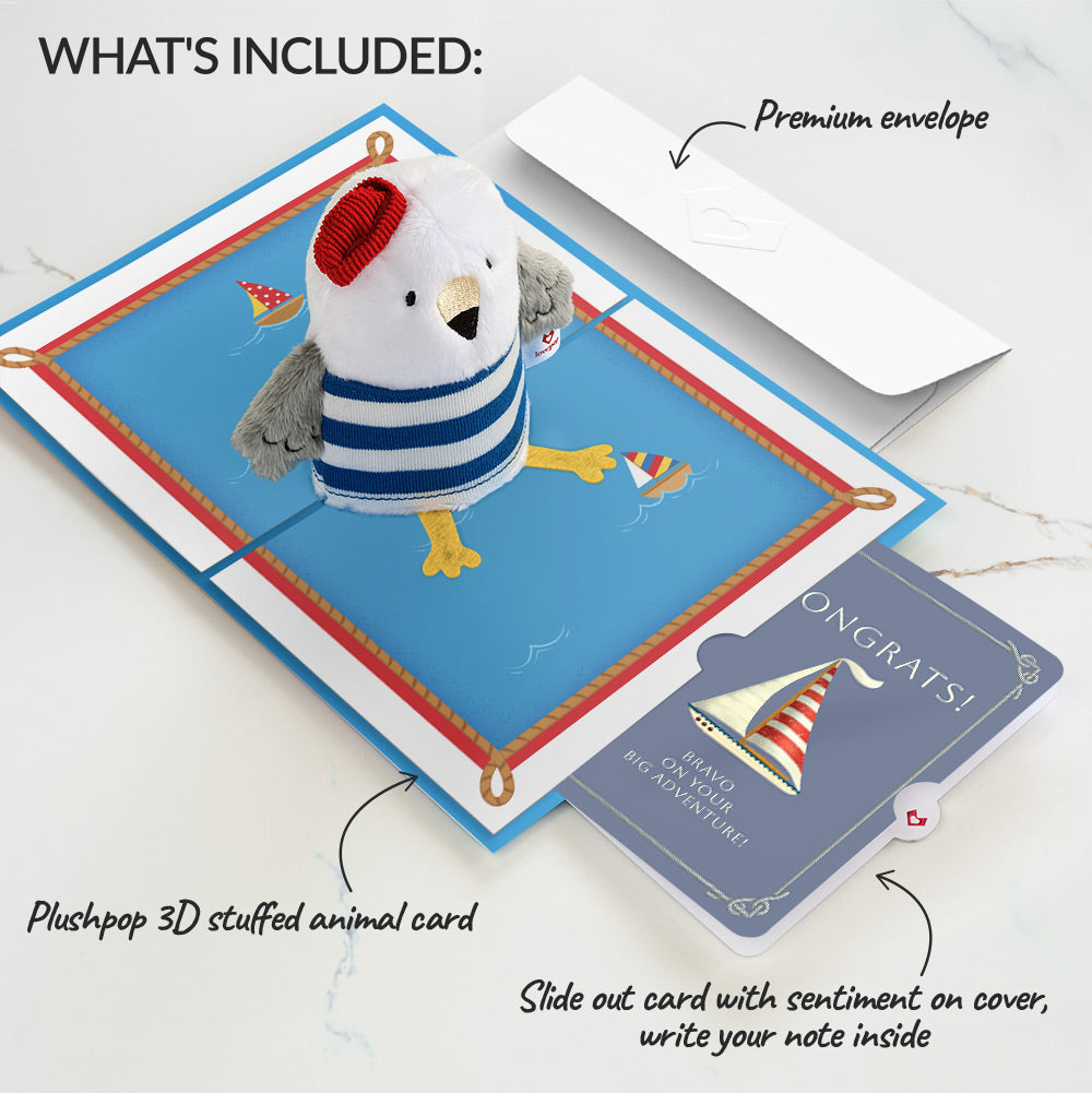 'Ahoy There' Congratulations Plushpop Card and Sentiment Set、mySite、solidvoid