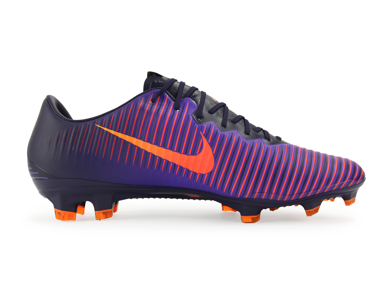 Nike Men's Mercurial Vapor XI FG Purple Dynasty/Bright Citrus/Hyper Grape、mySite、noshort