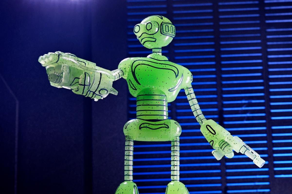 NECA Teenage Mutant Ninja Turtles Glow-In-The-Dark Transmat Fugitoid (Mirage Comics)、mySite、hgirdovlk