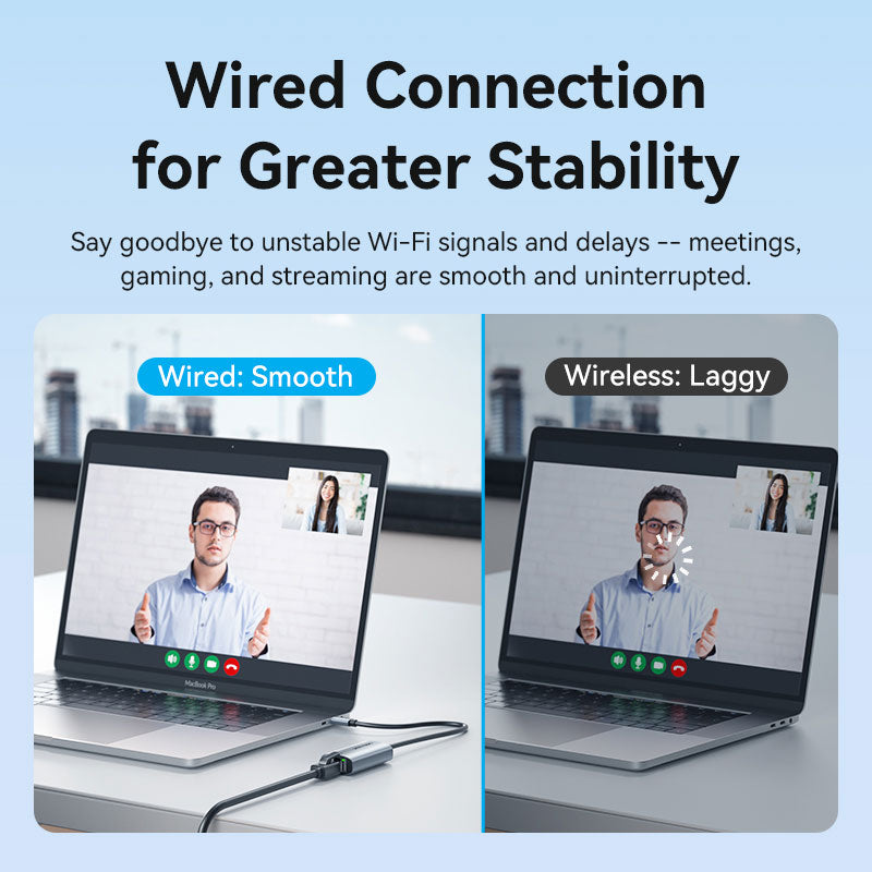 Vention USB-C to Gigabit Ethernet Adapter 0.15M Gray Aluminum Alloy Type、mySite、fannypackpong