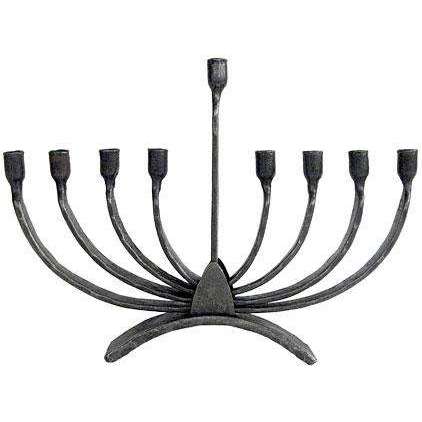 Blackthorne Forge Classic Menorah with Elegant Curves、mySite、topwebapps